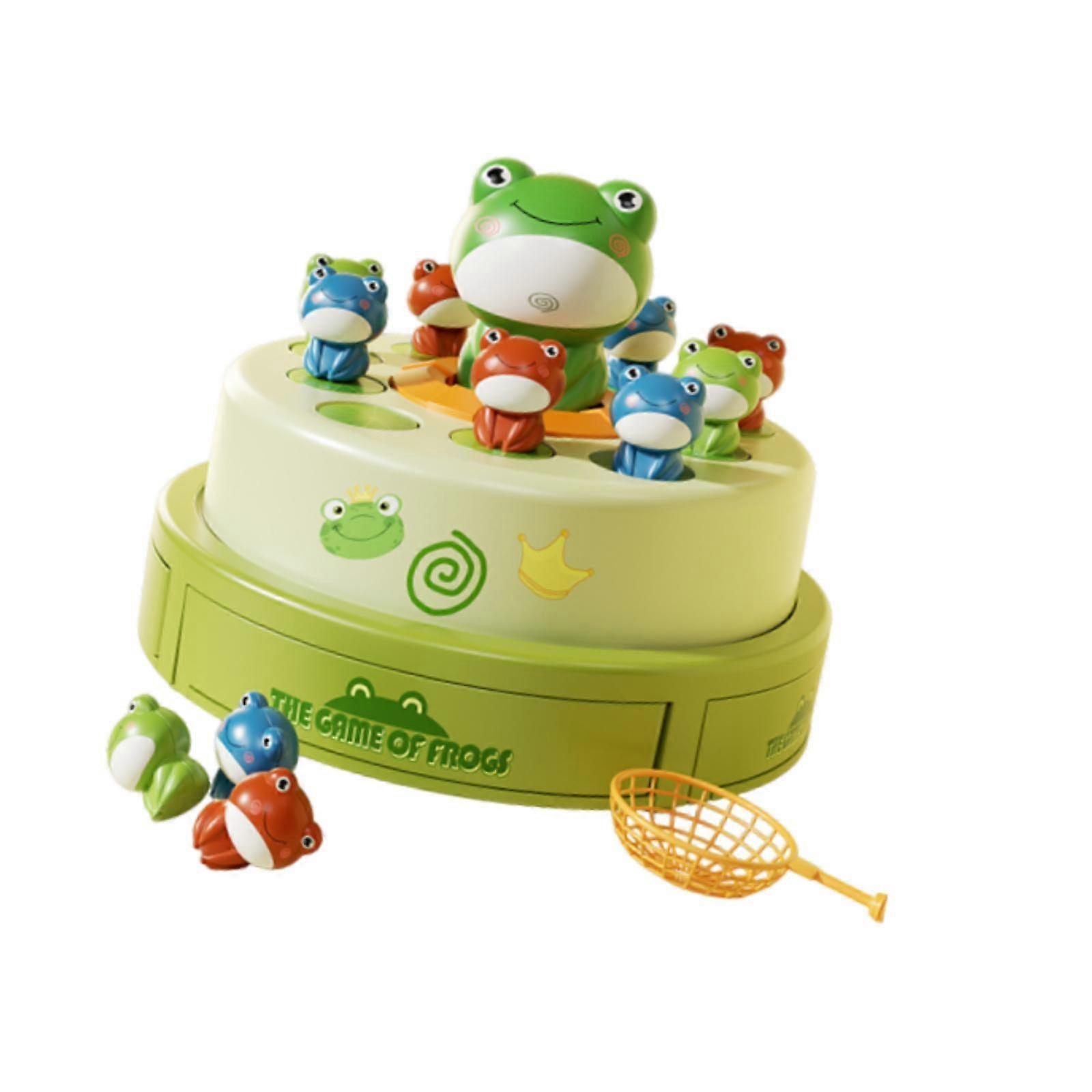 Frog up Game Frog Bounces and Catching Game Toys for Kids Age 4-6 Home