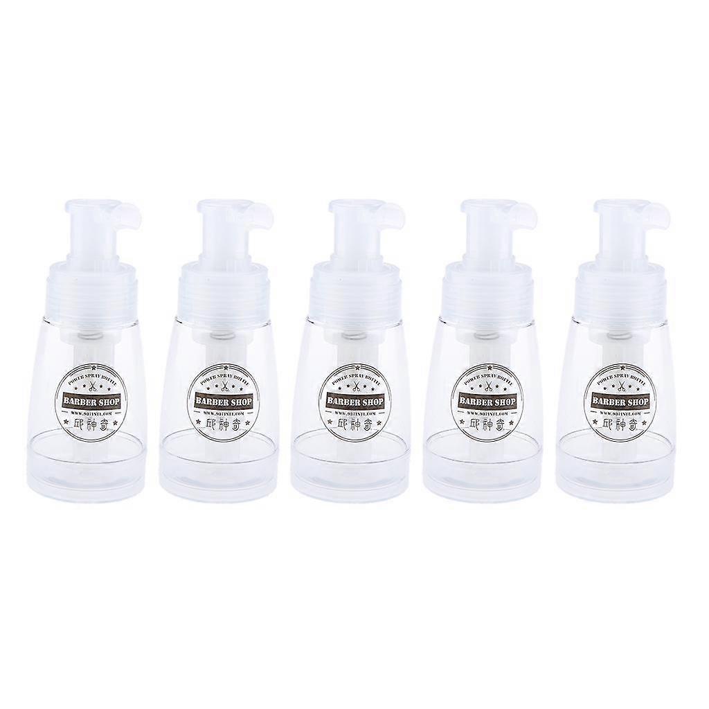 5x Empty Refillable and Reuseable Powder Spray Bottle Cosmetic Bottles 180ml