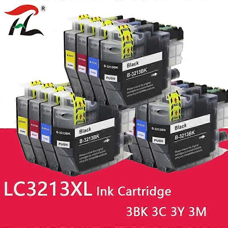 Compatible ink Cartridge for Brother 3213XL LC3213 LC3211 suit for Brother DCP-J572DW/DCP-J772DW/DCP-J774DW/MFC-J491DW/J497