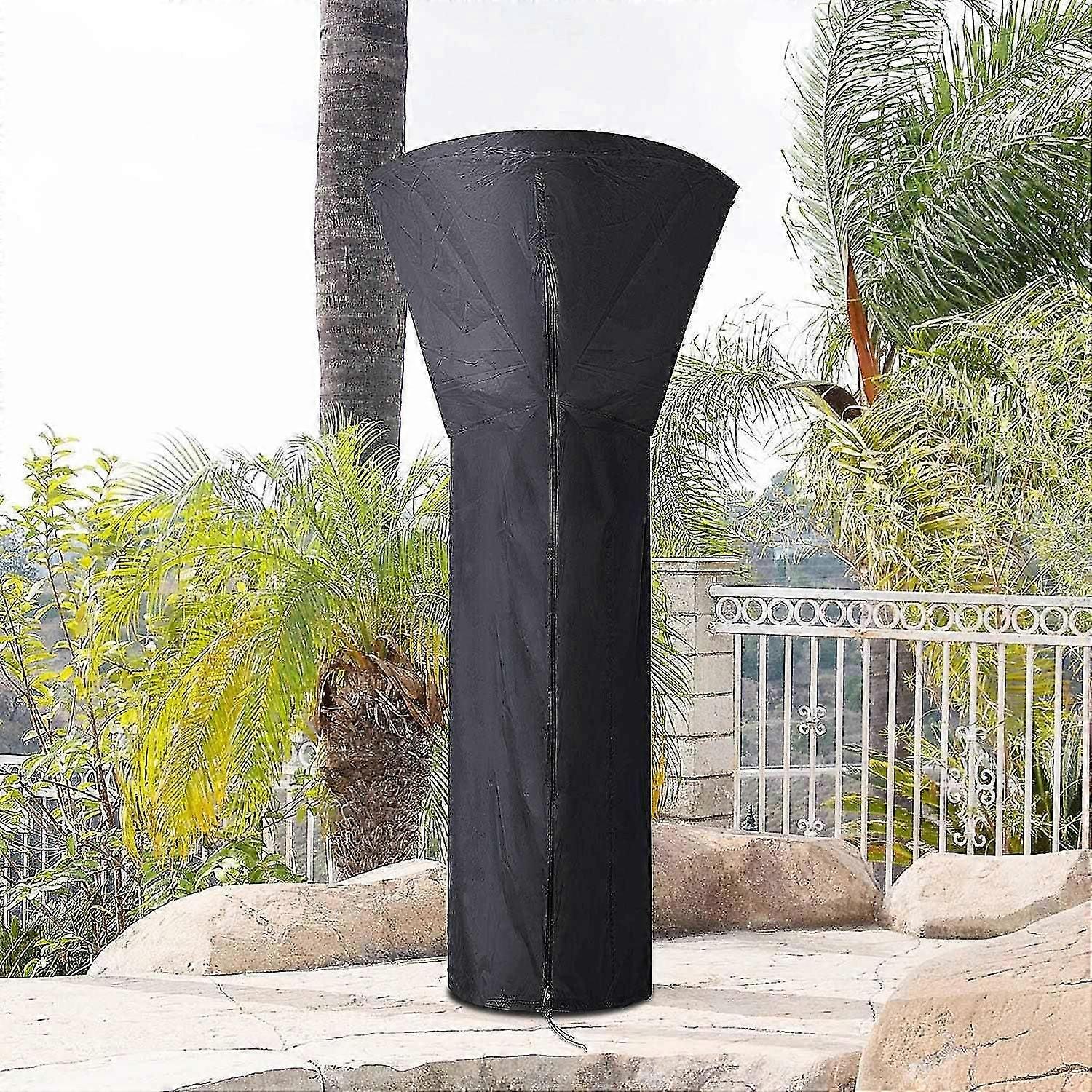 Cover for Heater Parasol Black 85X48X228 cm