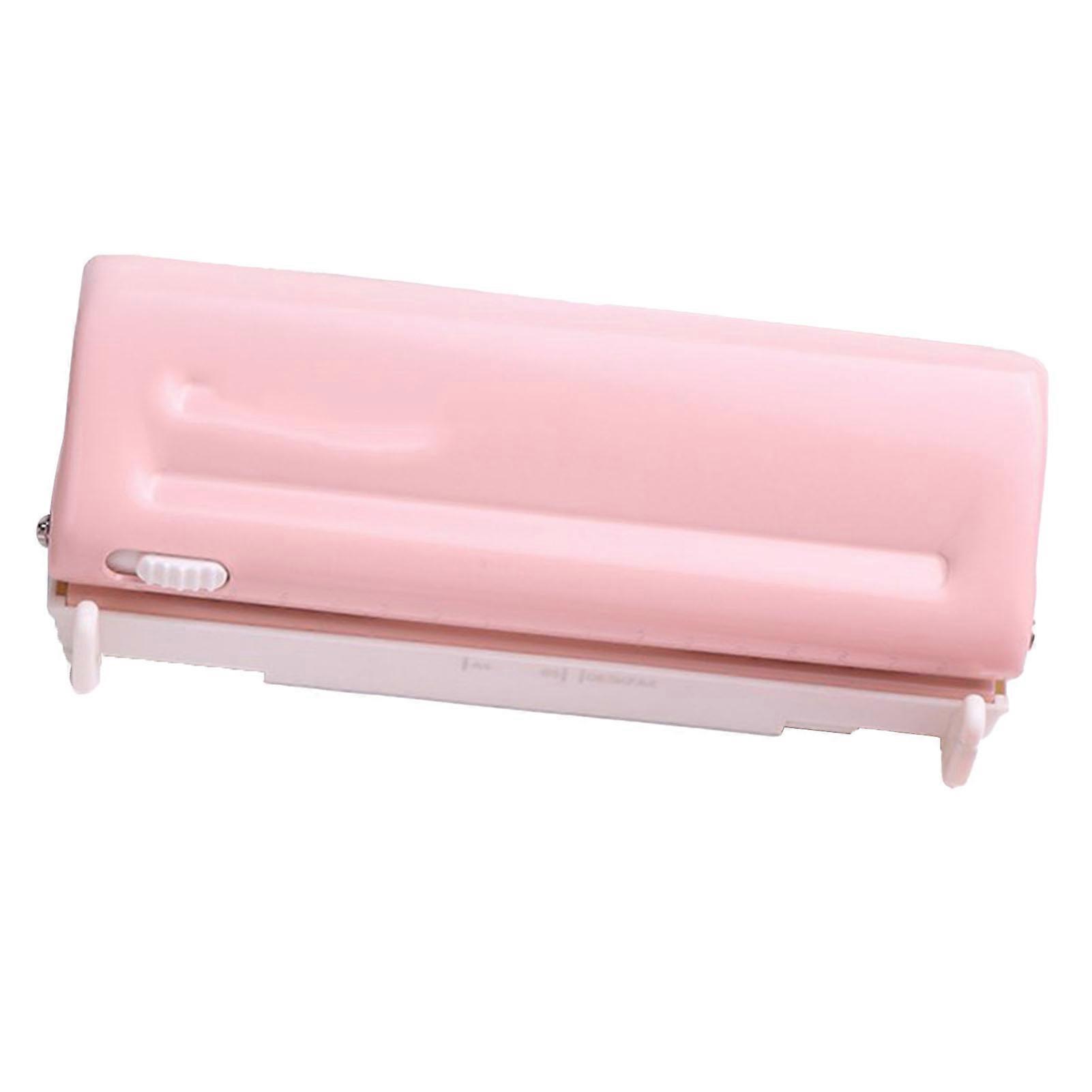 Planner Puncher 6 and 9 Holes Adjustable Accurate Punching Handheld Hole Punch Machine for Loose Leaf Paper