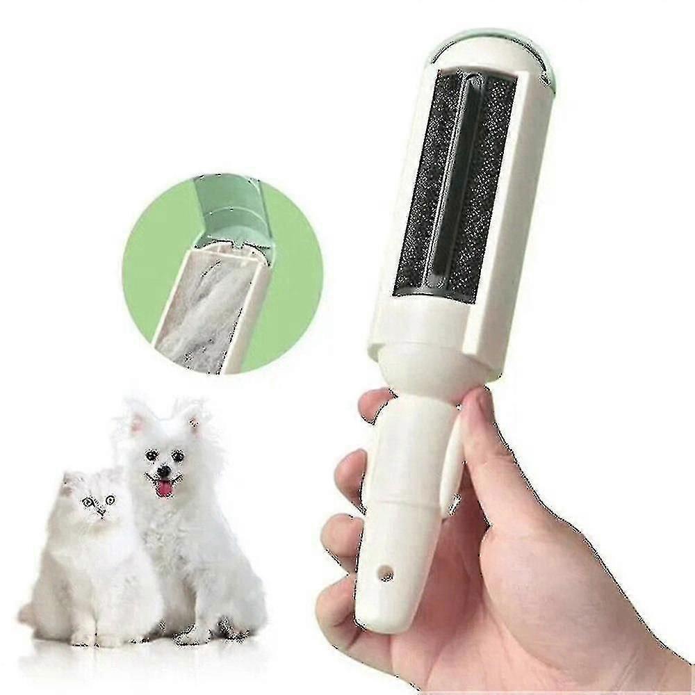 Multi-function Pet Cat Hair Removal Roller Double-sided Hair Brush Roller Scraper Lint Remover