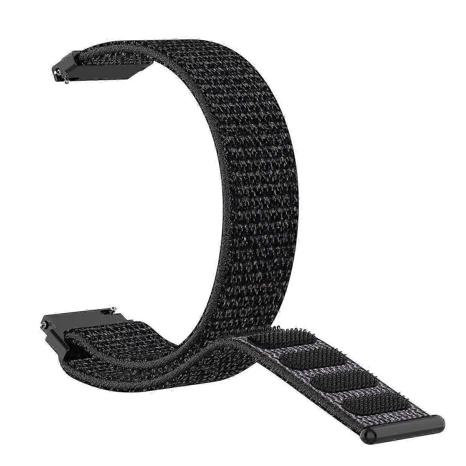 Type E Loop Fastener Nylon Weaven Smart Watch Strap for Fossil Gen 5,22mm Width