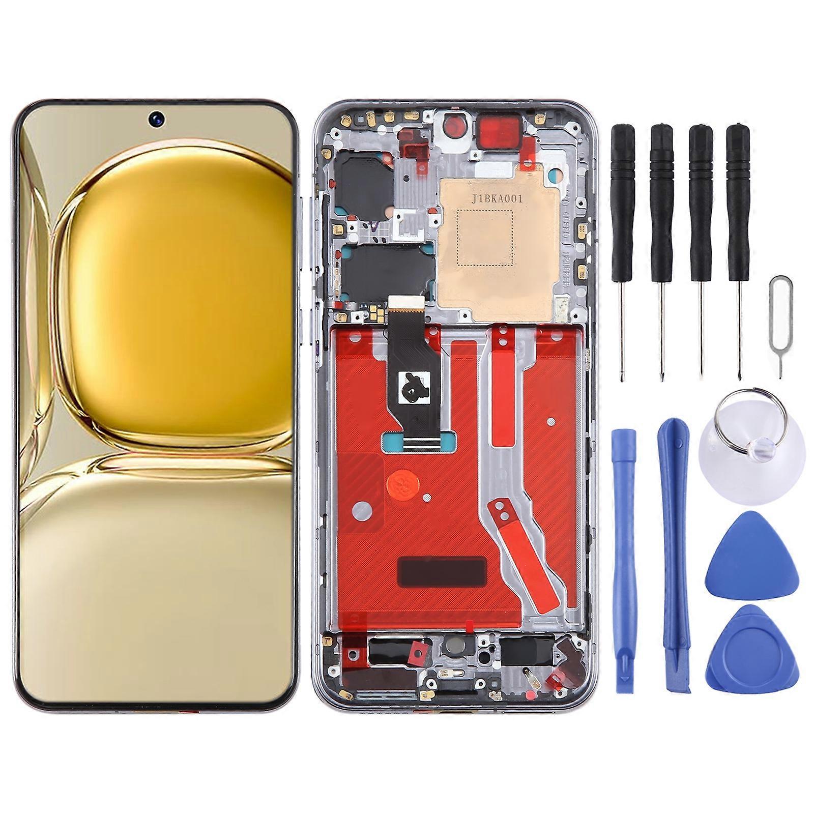 Écran LCD COMPATIBLE pour numériseur Huawei P50 Assemblage complet avec cadre
