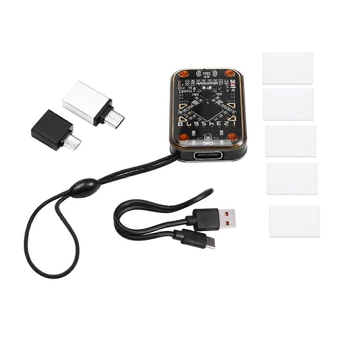 RFID Smart Chip Reader+5XUID Card Smartcard Emulator RFID Emulator Read Writer EM125Khz IC 13.56Mhz