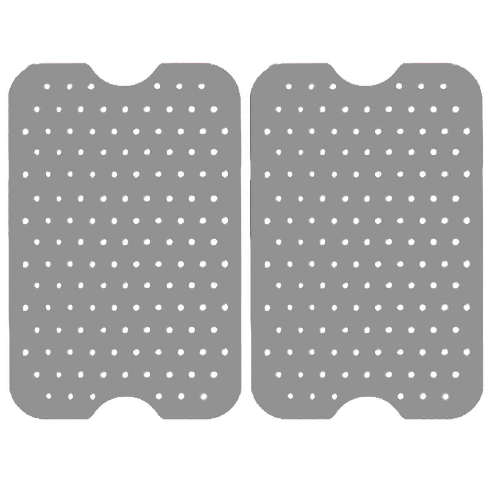 Pack de 2 Funcionales Splashes Guard Shield Freidoras de Aire Caliente Estables Liner Práctico Splashes Guard Shield Gris