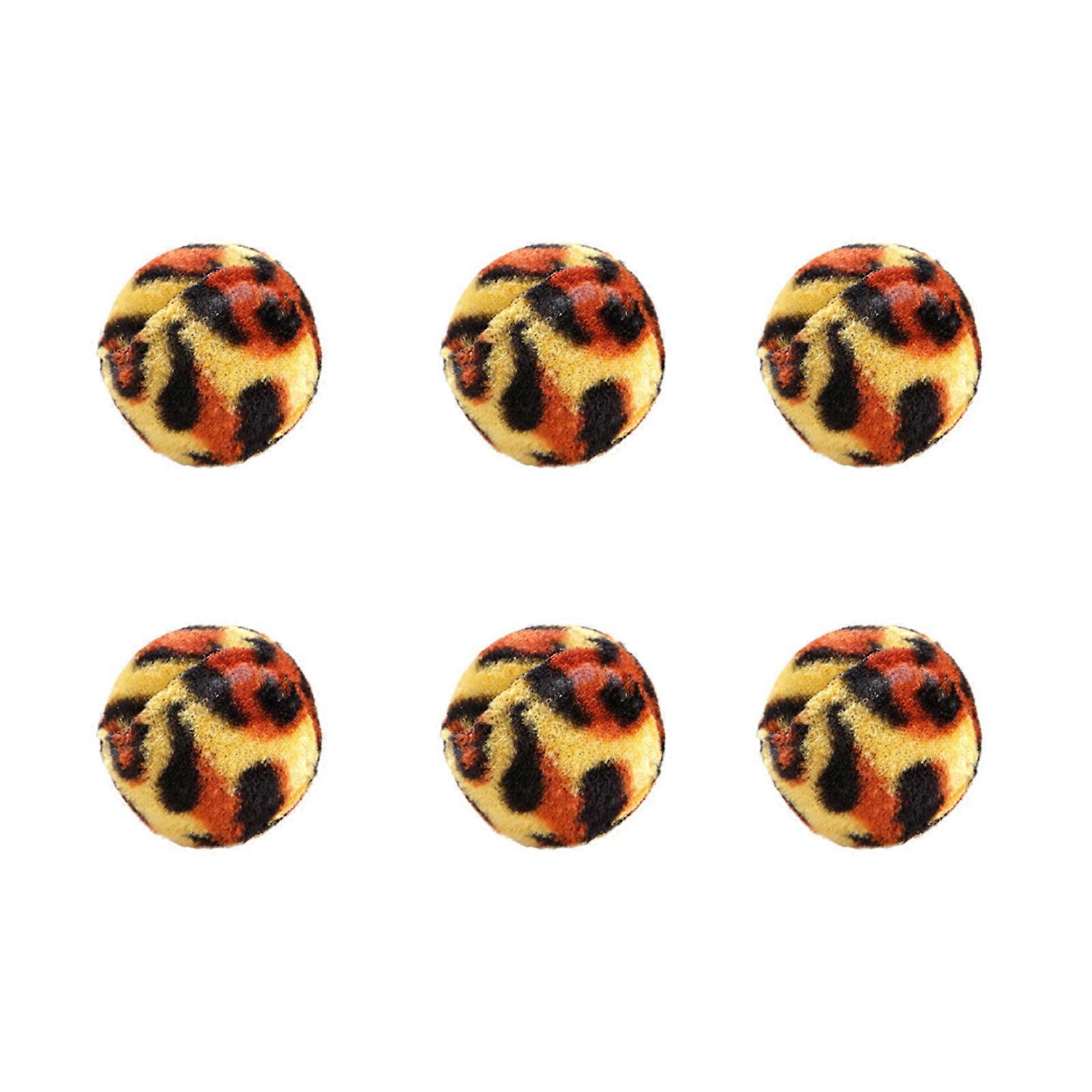 1set Cute Funny Cat Toy Stretch Plush Balls Cat Toy Balls Unique Colorful Interactive Cat Resistances to Bite Toy