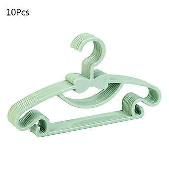 10 stuks mooie antislip strikhanger babykleding organizer antislip accessoire voor babyjurken broek pakken shirts wit