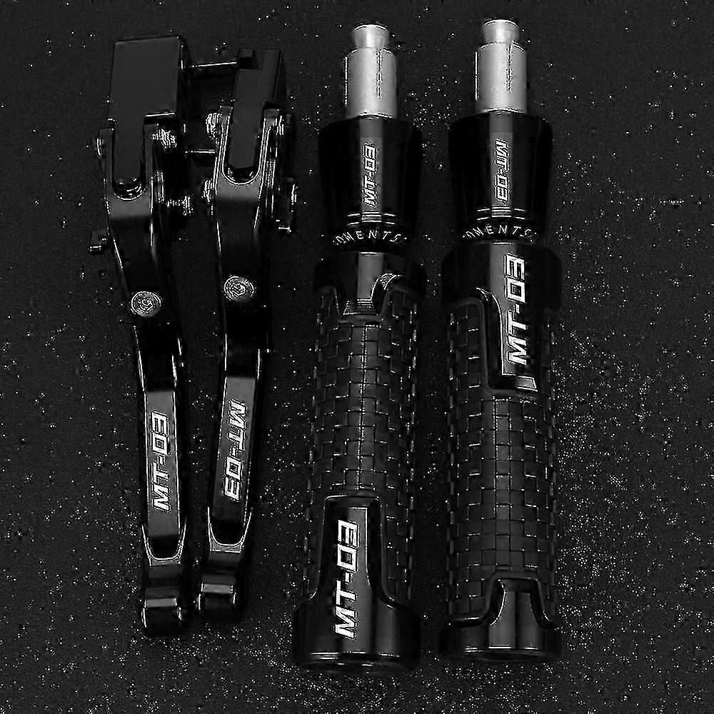Unique Mt 03 Motorcycle Accessories Brake Clutch Levers Handlebar Hand Grips Ends For Yamaha Mt03 Mt-03 2015-2023 2022 2021 2020 2019