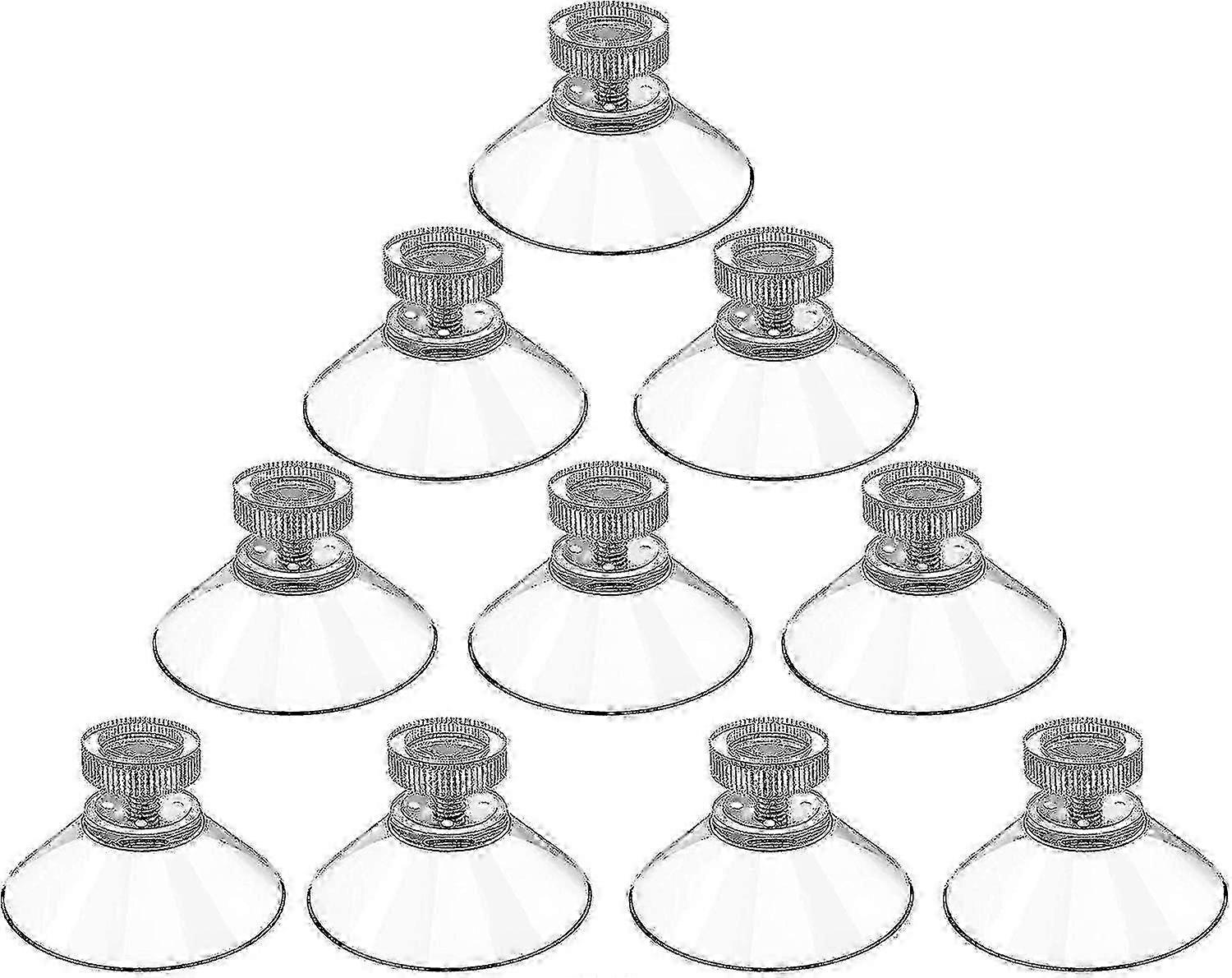 Suction Cups With Thread With Knurled Nuts Transparent, Kitchen Suction Cups Fixture G