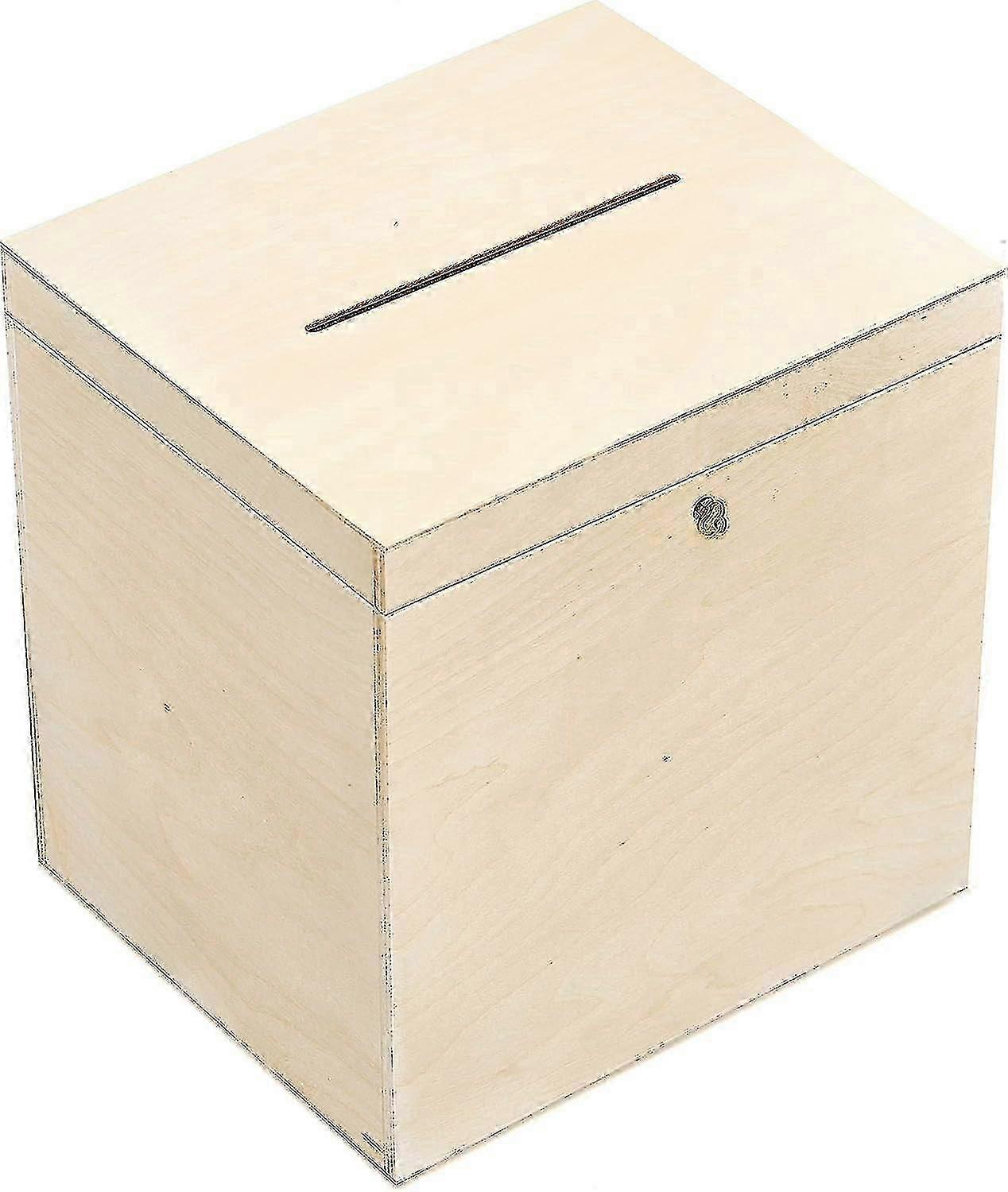 Wooden Box With Lid Card Box Wedding-YKY416