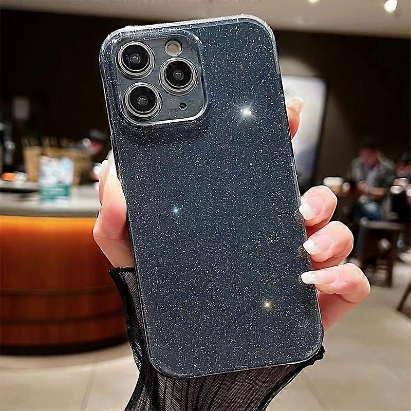 For iPhone 11 Pro Max Jelly Glitter Solid Color TPU Phone Case
