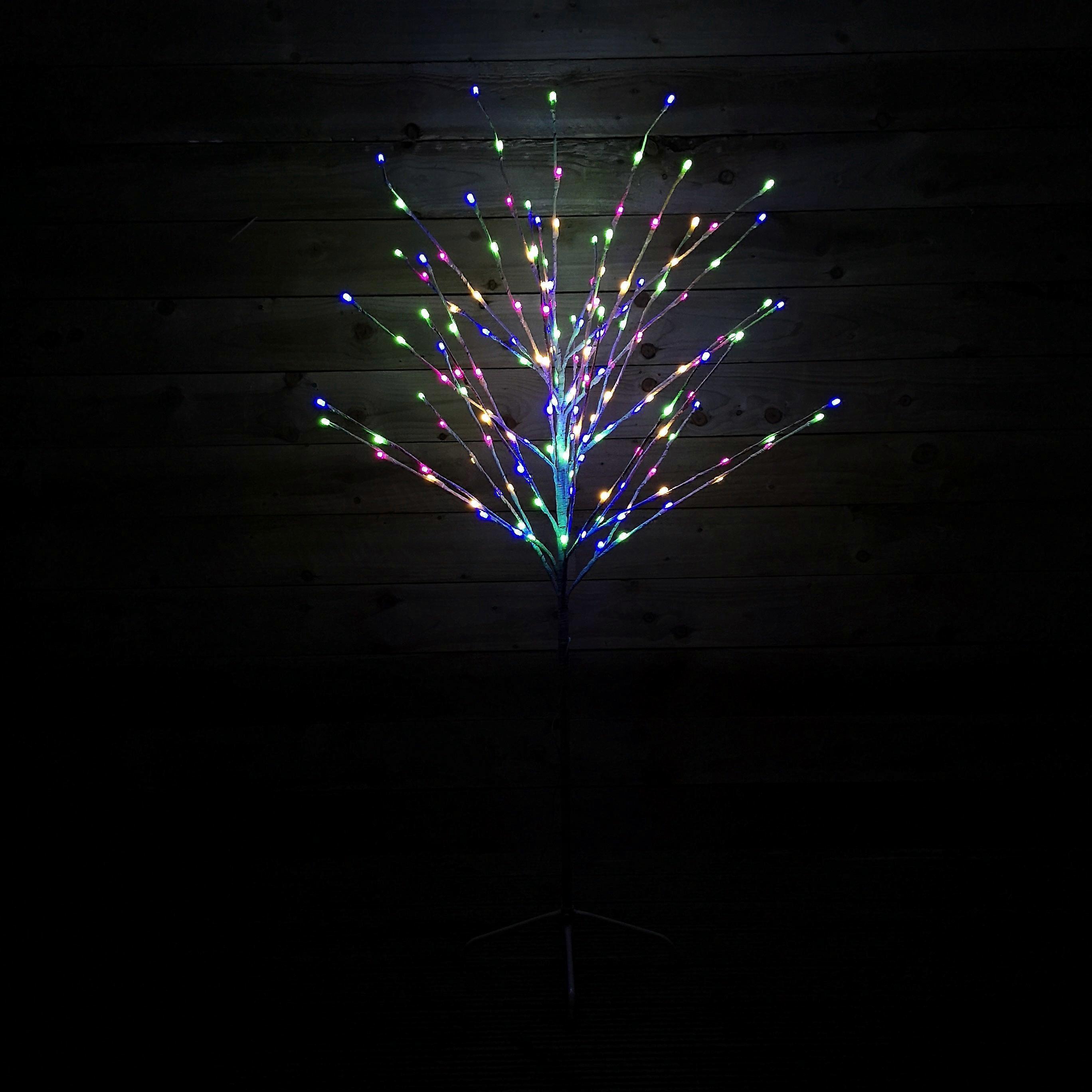 1.5M 5ft Outdoor Multi Function Colour Changing Led Rainbow Christmas Tree