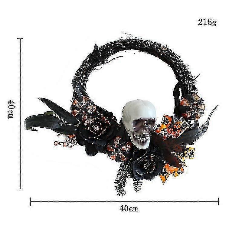 Halloween skull Wreath