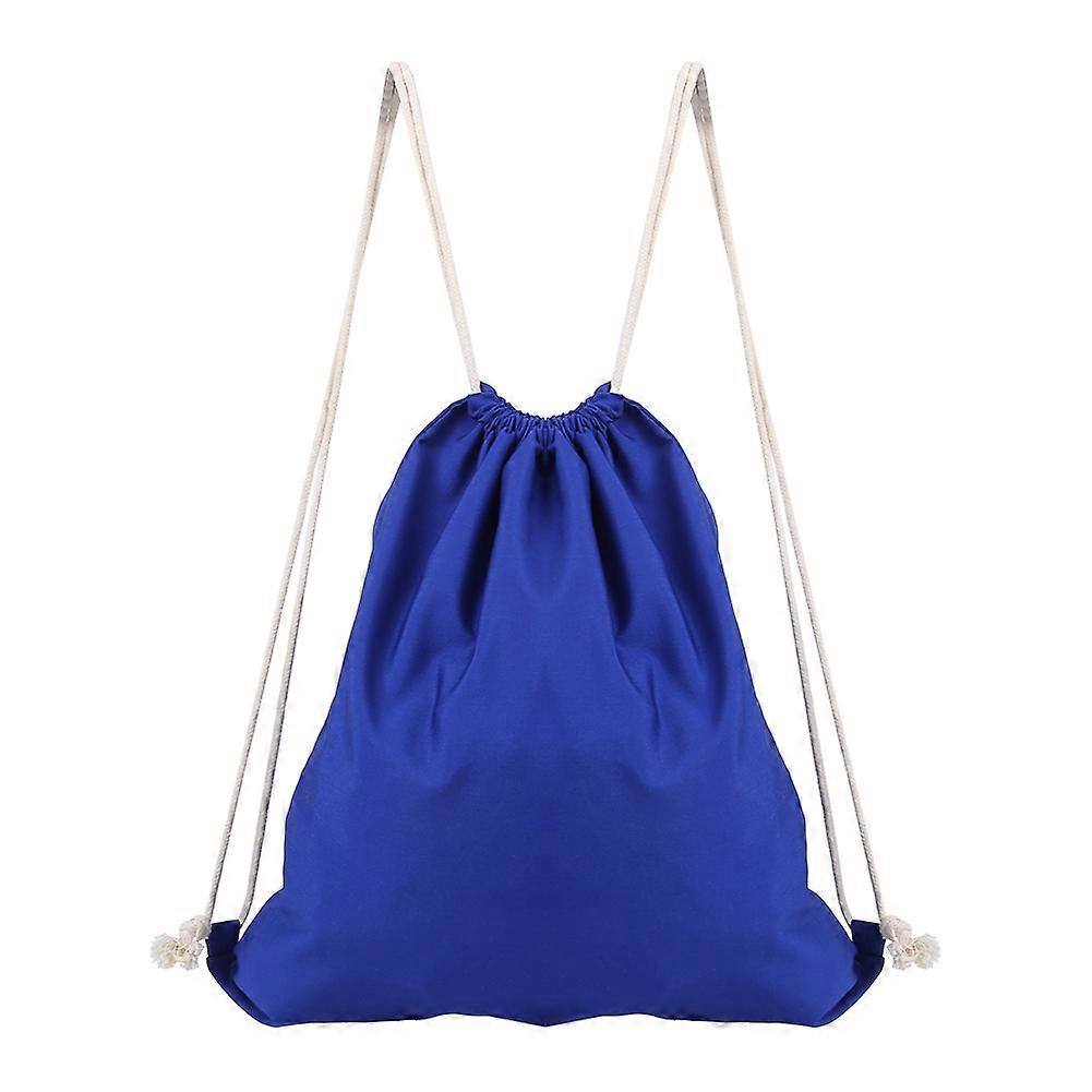 Drawstring Backpack Foldable String Storage Bag Pouch for Travel Outdoor Students Use