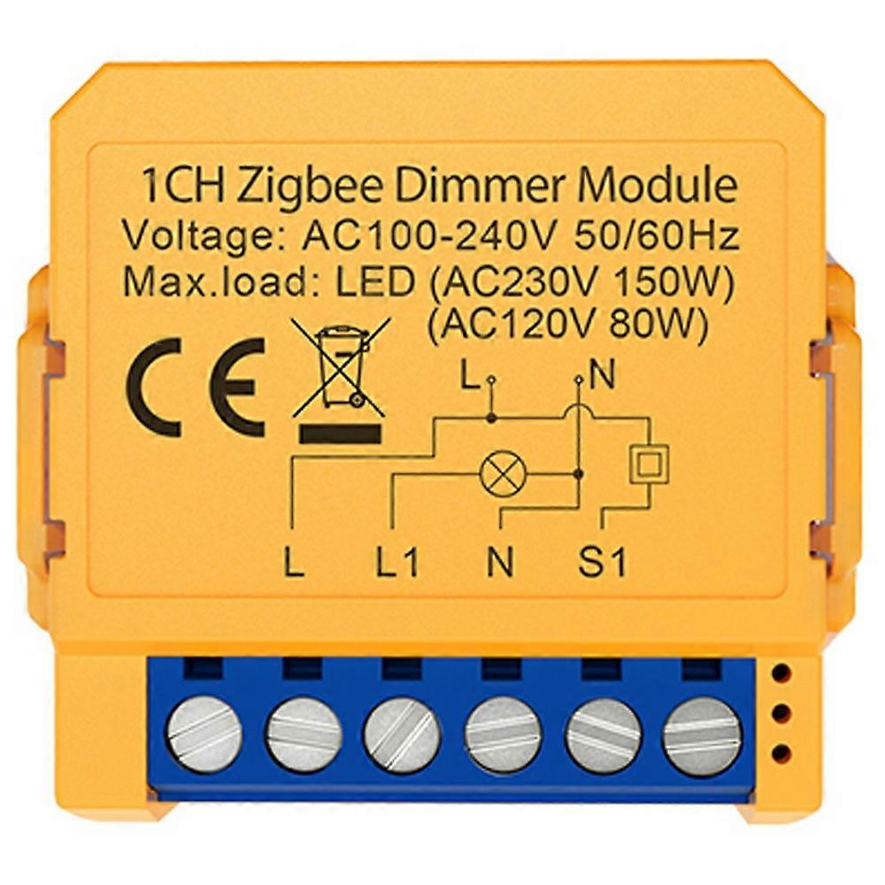 ZDMS16-1 Channel Tuya Smart Zigbee Dimmer Switch Module APP Remote Light Control