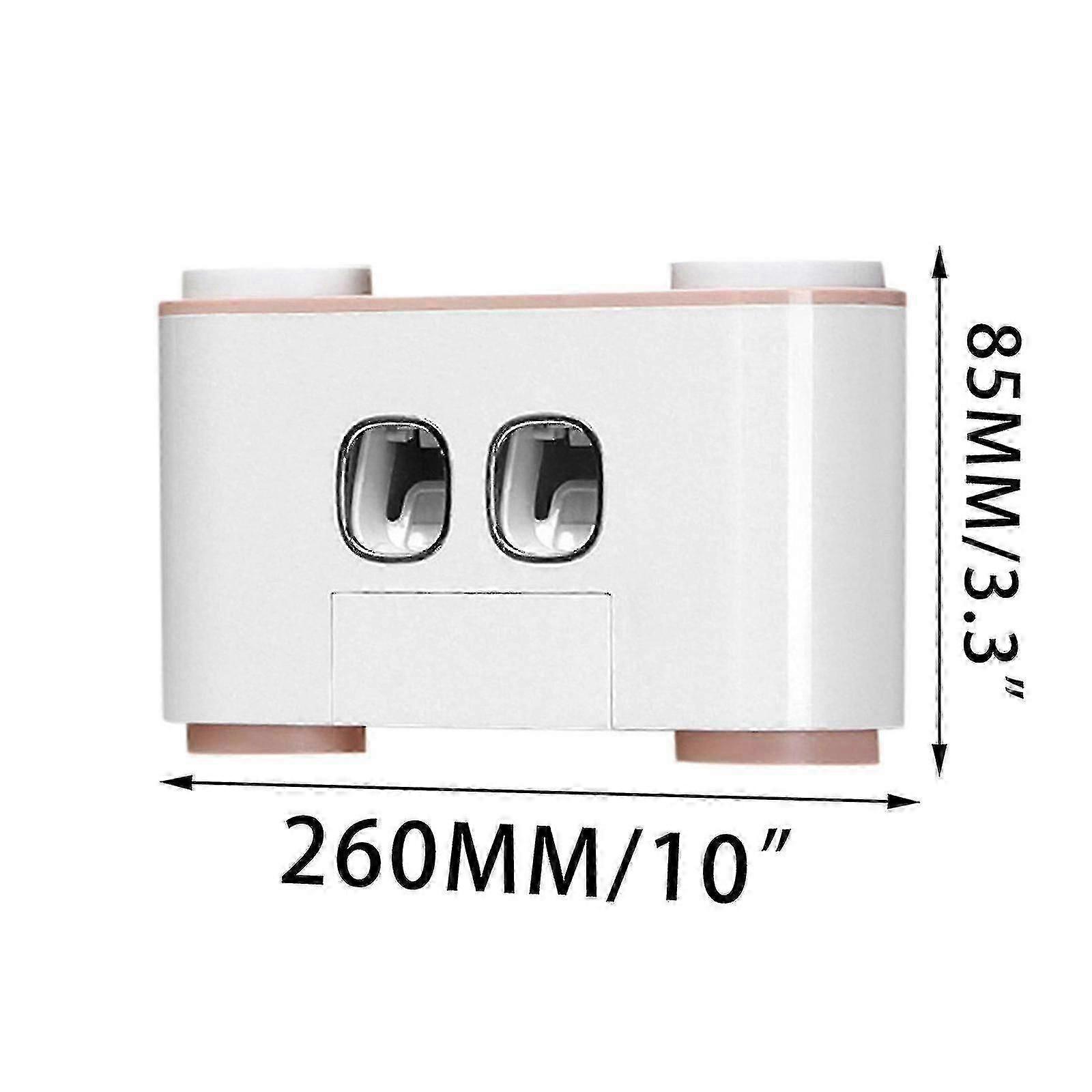 Automatic Auto Squeezer Toothpaste Dispenser Cup Set Wall Hanging Box