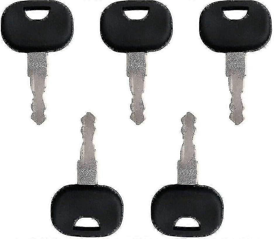 10-Piece Ignition Key Set (Key 14603) for Fendt, Claas, Liebherr, Deutz, Manitou, New Holland, Excavators & Loaders