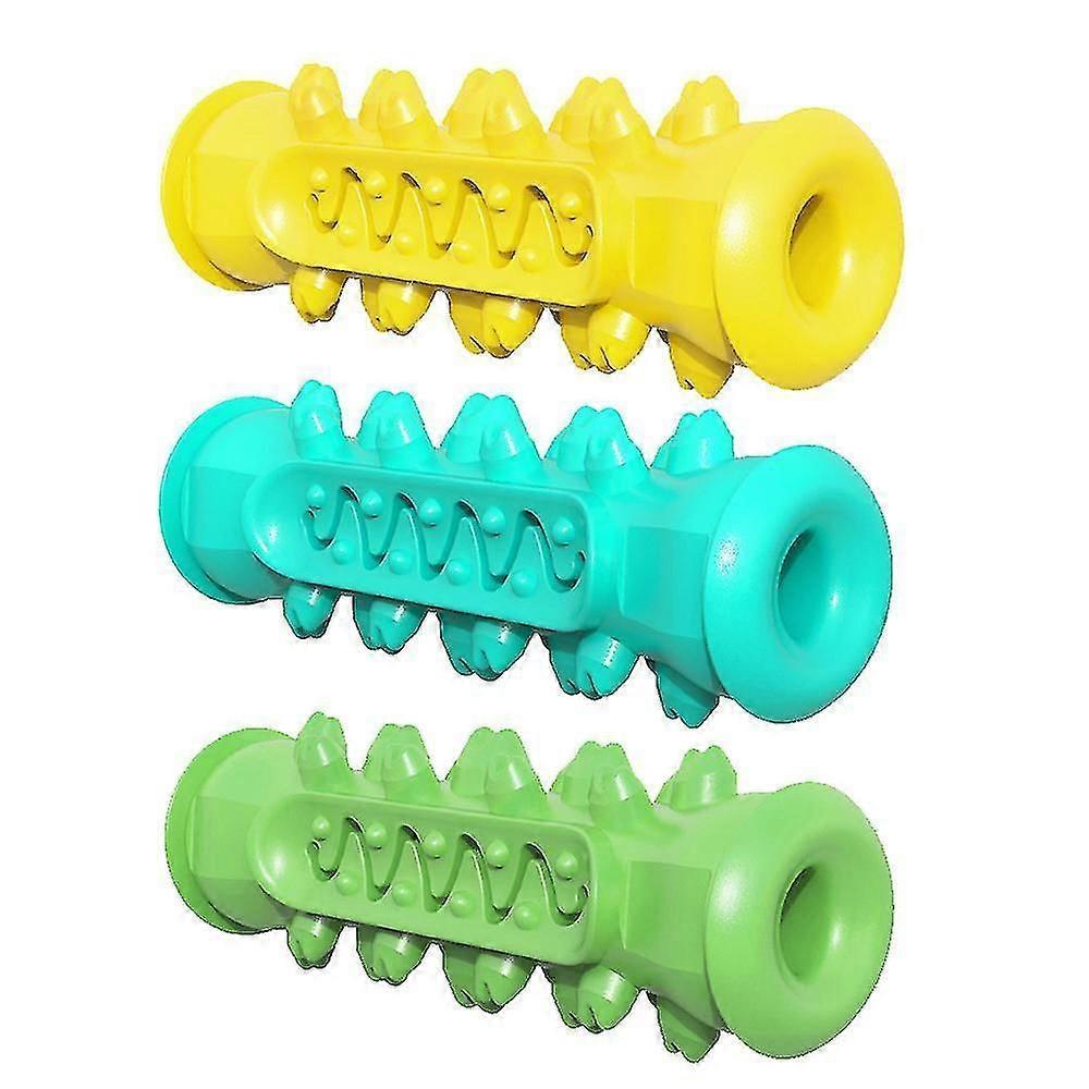 犬 モル歯ブラシ おもちゃ 噛む クリーニング 歯 おもちゃ 子犬 デンタルケア 超タフ ペットクリーニング おもちゃ イエロー
