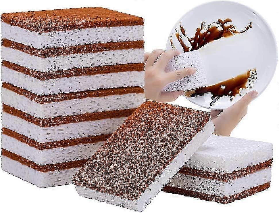 10 natural botanical scrub sponges