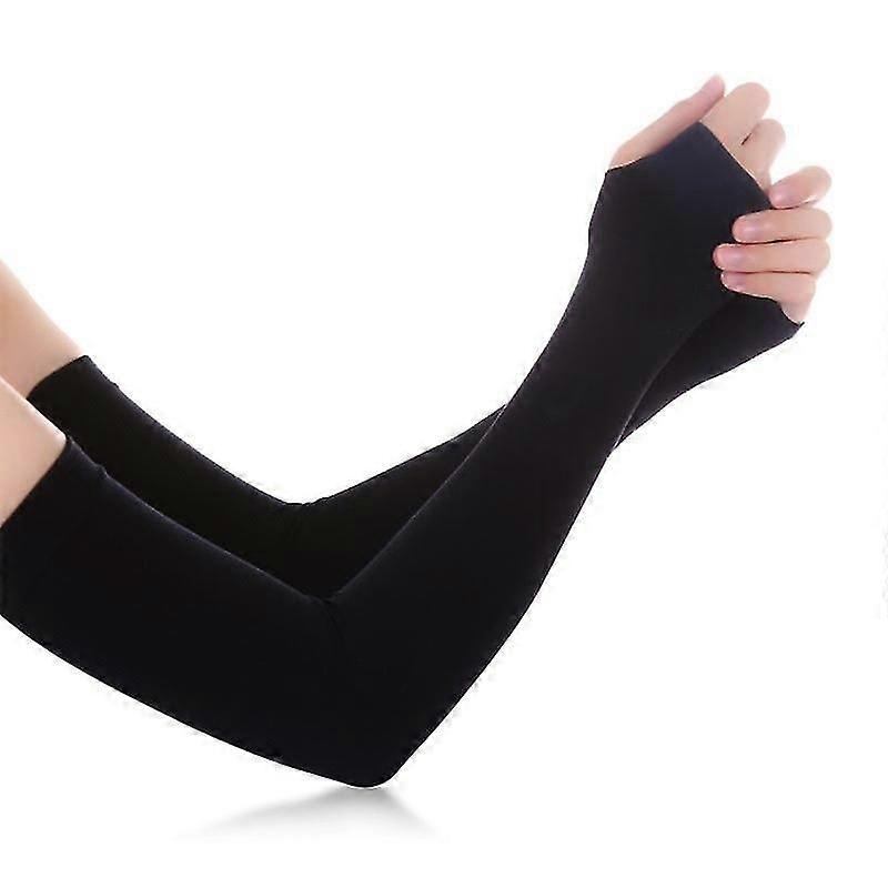 Ice Fabric Arm Sleeves Summer Sports Uv Protection Running, Cycling & Driving