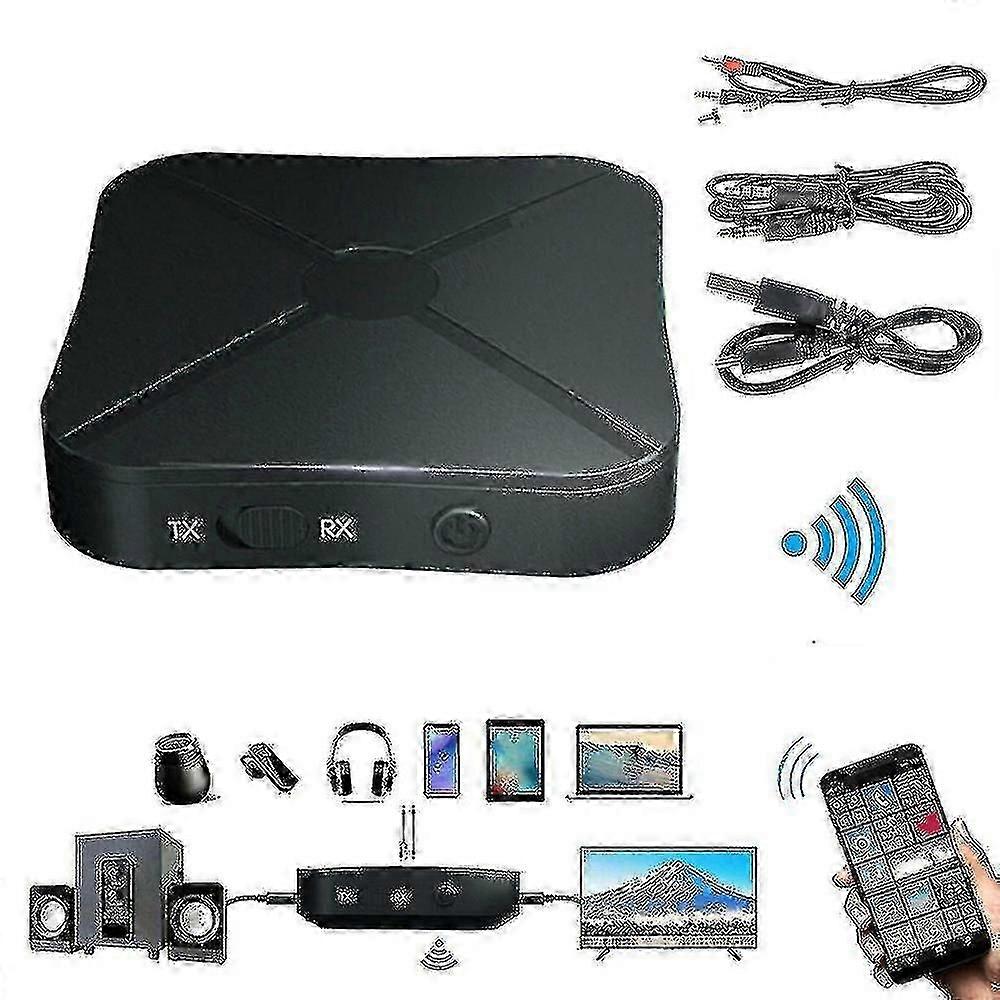 2 In 1 Bluetooth Transmitter Receiver Wireless Adapter Tv Stereo Audio