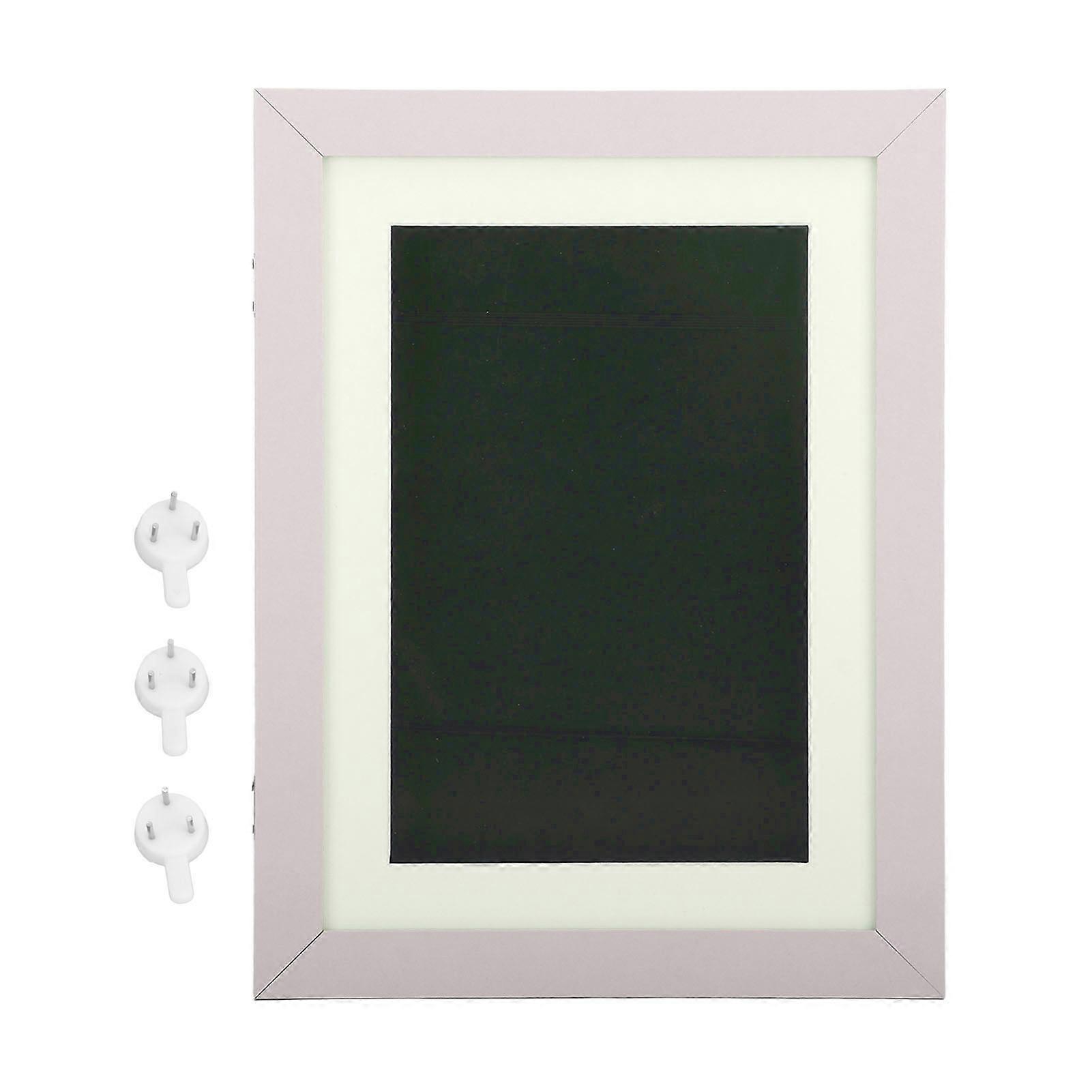 Kids DIY Picture Frame Magnetic Closure Horizontal Vertical Format Artwork Display Frame with Nails