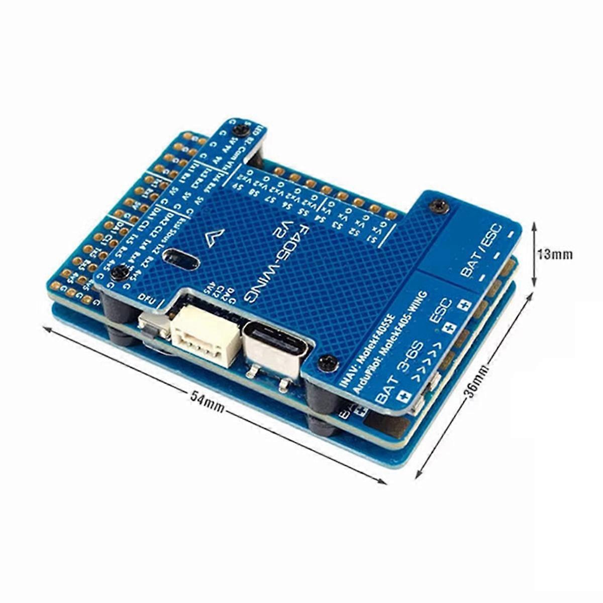 Flight Controller JHEMCU NOXE F405 – 5V, 3-6S, BEC, Baro, OSD – 20x20mm – Per FPV Freestyle