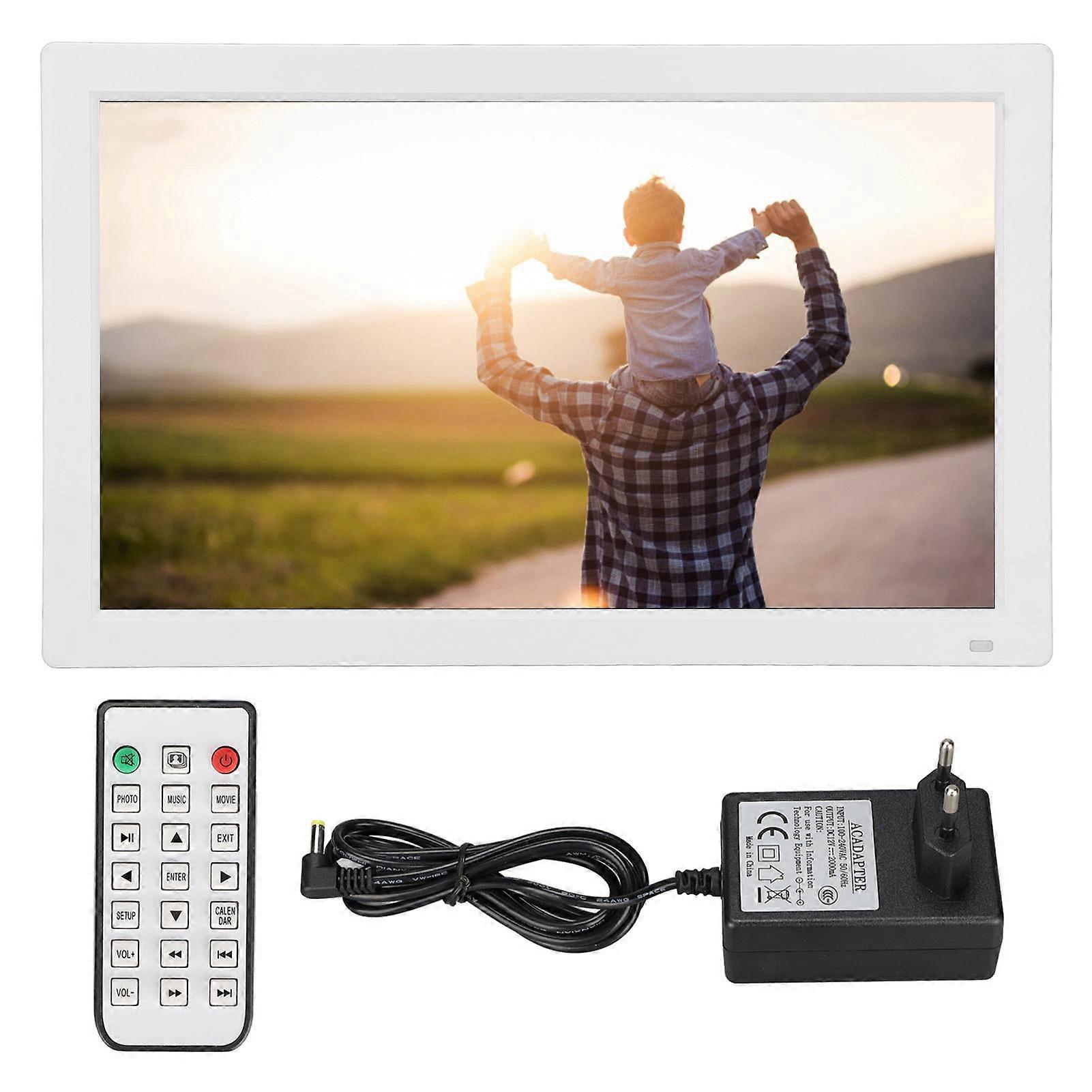 18.5in Digital Picture Frame HD Advertising Machine Portable Display Screen Electronic Photo Album