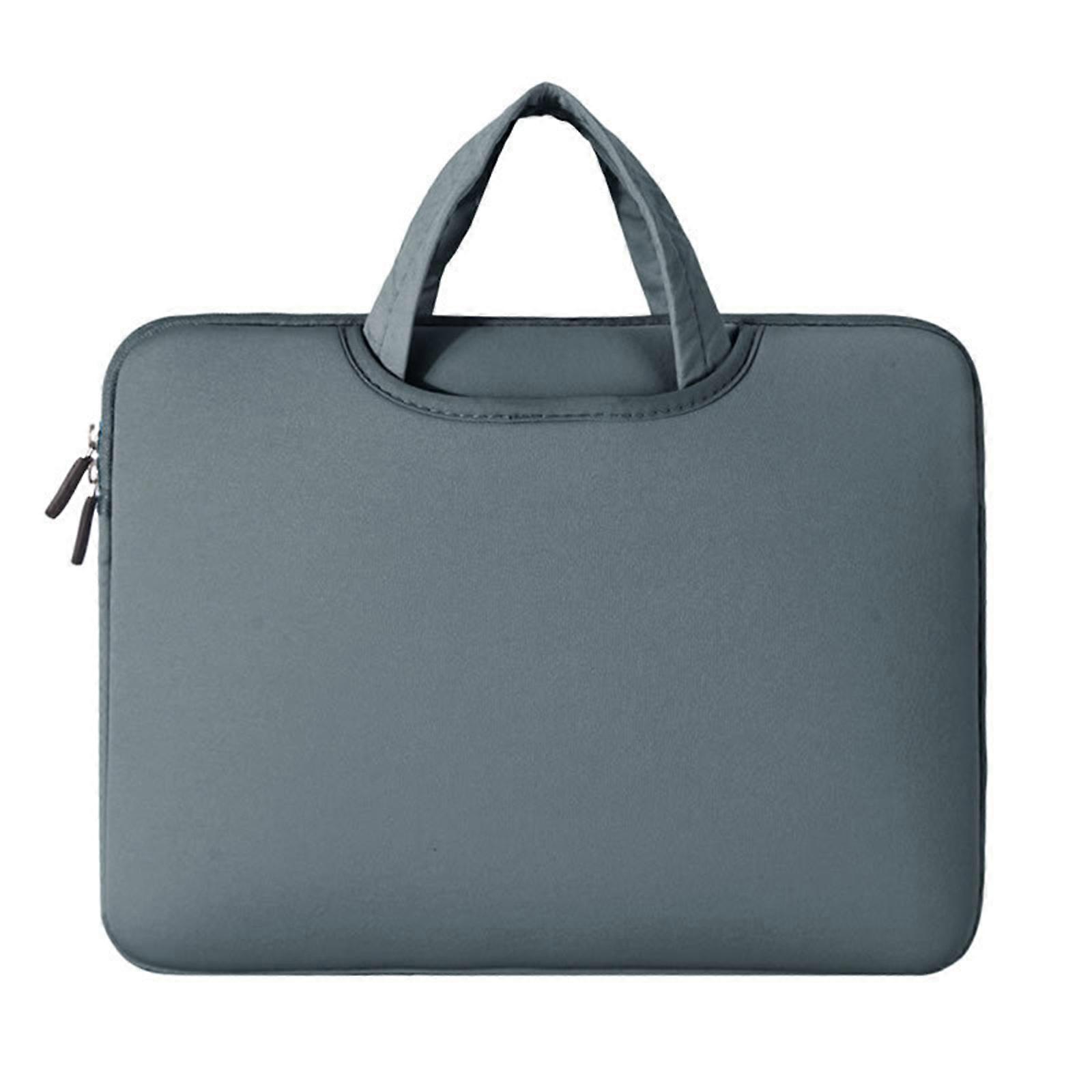 Bolsa Protetora Bolsa Notebook Sleeve para 13.3 14.1 15.4 15.6 polegadas Computador Ultra-fino Protable Capa para Laptop à Prova de Choque Cinza claro simples ve 11 polegadas