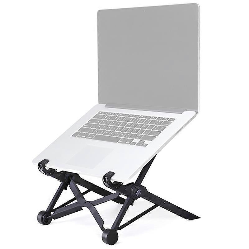 Nexstand K2 Laptop Height Extender Holder Stand Folding Portable Computer Heat Dissipation Bracket, Size: 35.4x4x4cm(Black)