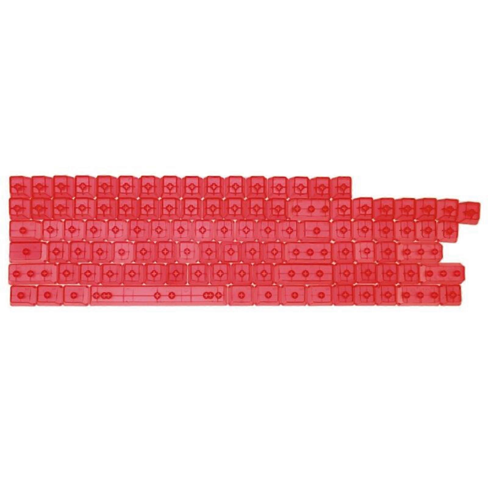 104Keys/Set Universal Transparent ABS Blank Keycaps for DIY Mechanical Keyboard