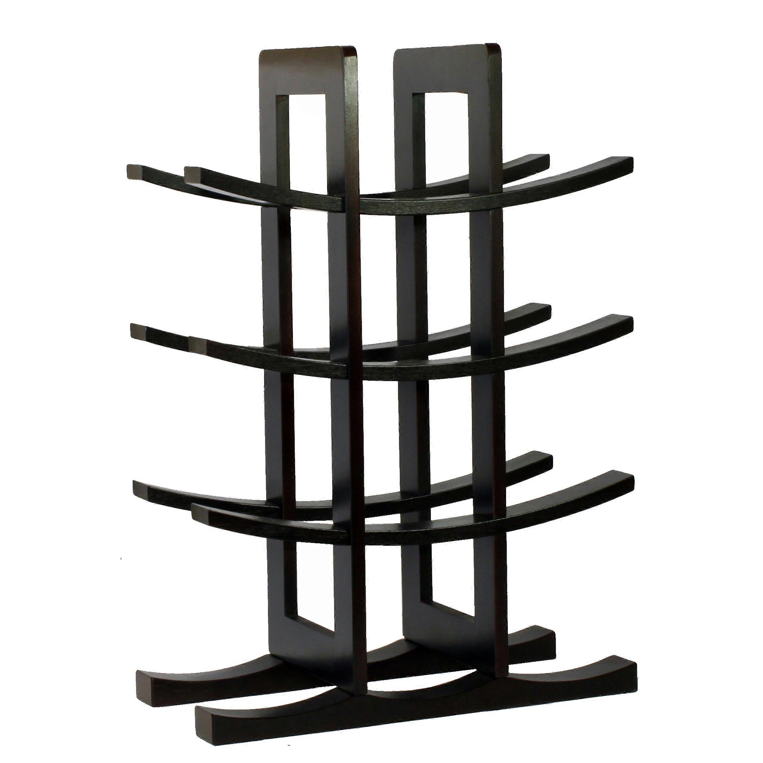 Dark Espresso Rack for 12-Bottle Storage
