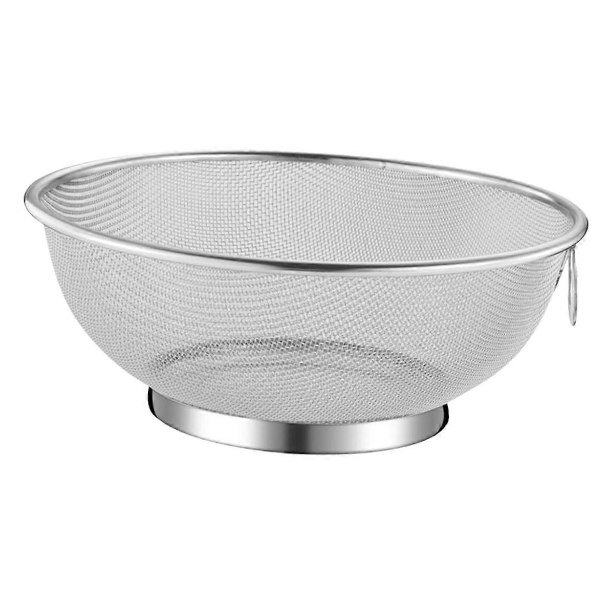 Fine Mesh Strainer 304 Stainless Steel Colander for Straining Soy Milk, Pasta, and Vegetables, 8-Inch Size