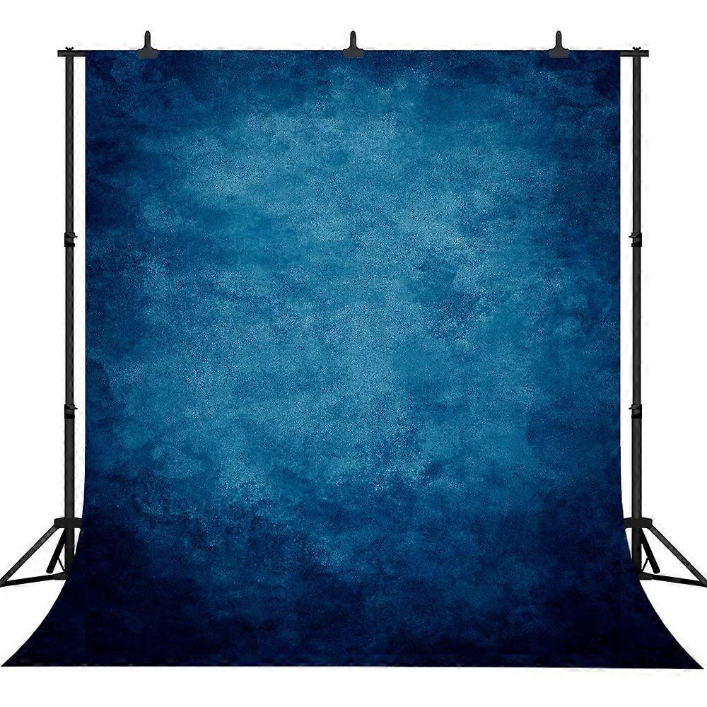 Retro Art Blue Portrait Backdrop for Graduation Background Video Photography 10x10ft