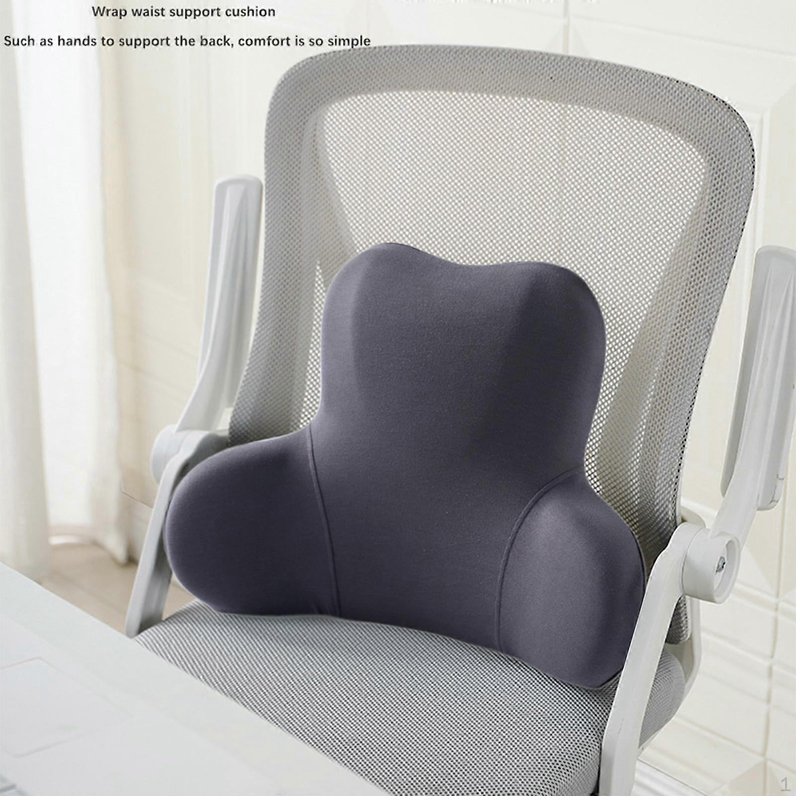 Lumbar Support Pillow Back for Driving Gifts Ergonomic Office Rest Cushion