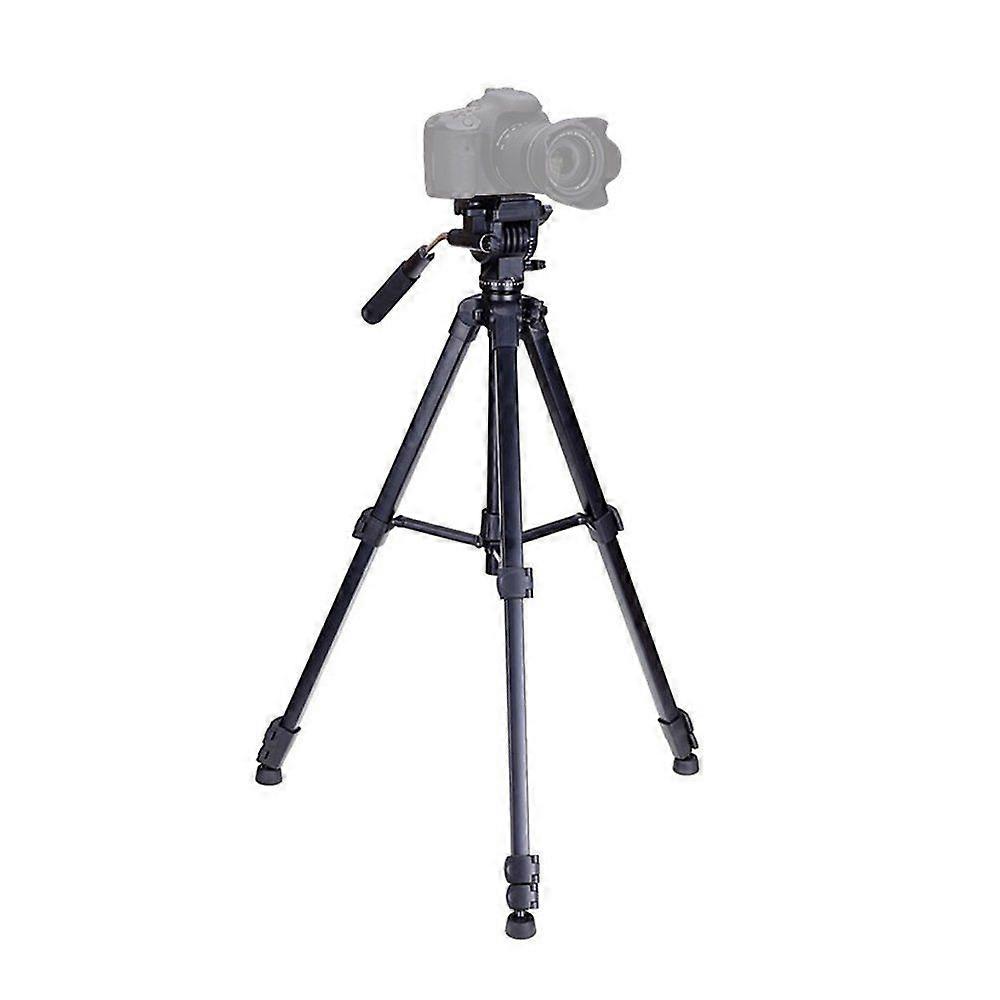 YUNTENG VCT-691 アルミ三脚マウント、フルードドラッグヘッド付き