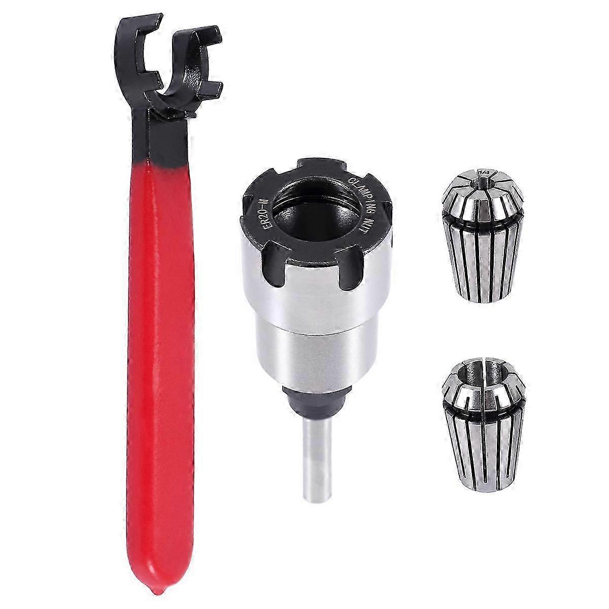 Shank Router Bit Colle Collet Extension Chuck Converter Adapter,Convert 1/2,1/4-Inch Shank Bit with YY