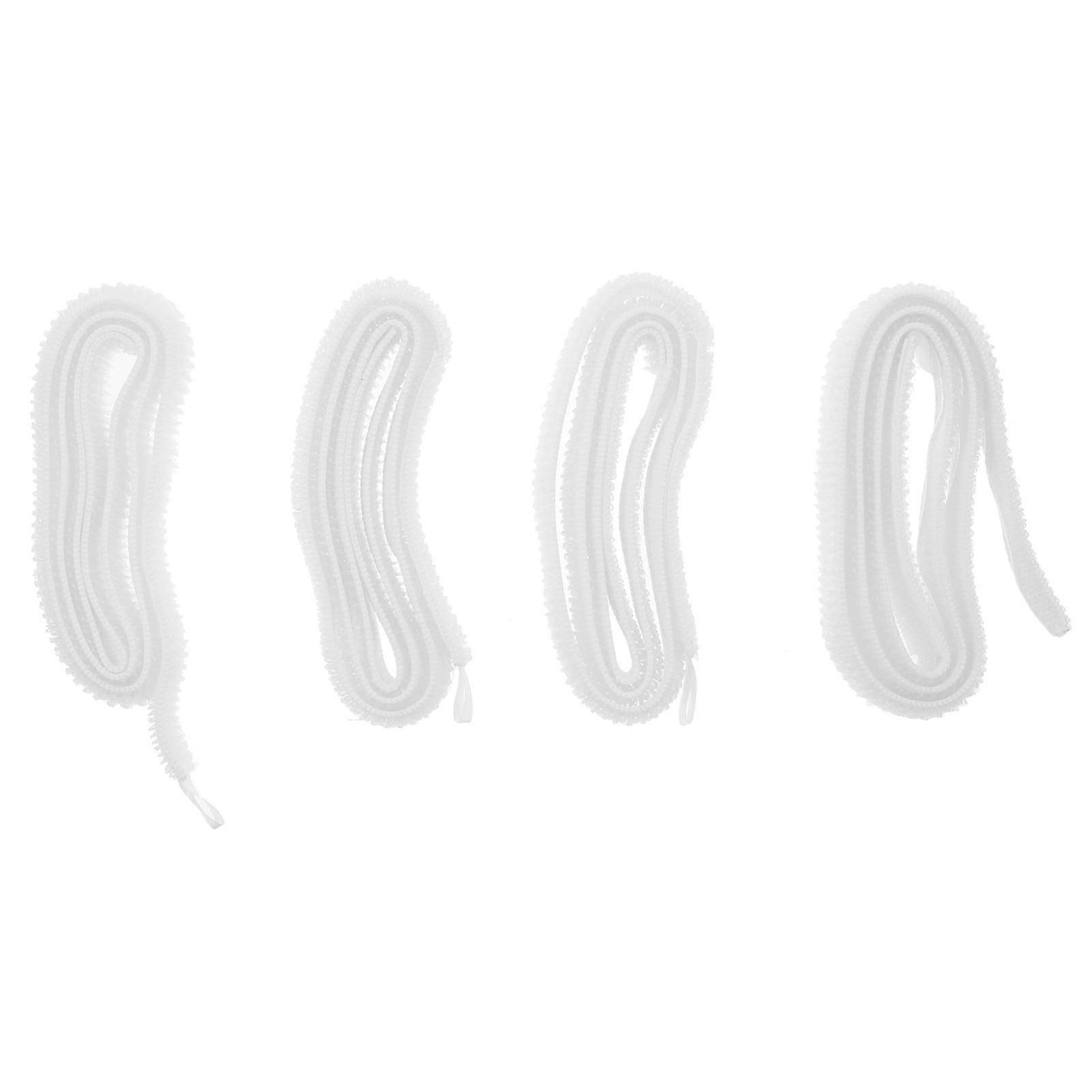 4Pcs Sticky Catheter Strap Tape Practical Catheter Wrap Holders (White)