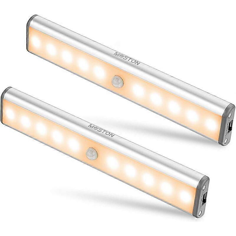 Cabinet Light, Motion Sensor Cabinet Light, Cordless Storage Cabinet Light with Built-in Rechargeable Battery, Magnetic Stick-on Night Light, for Kitc
