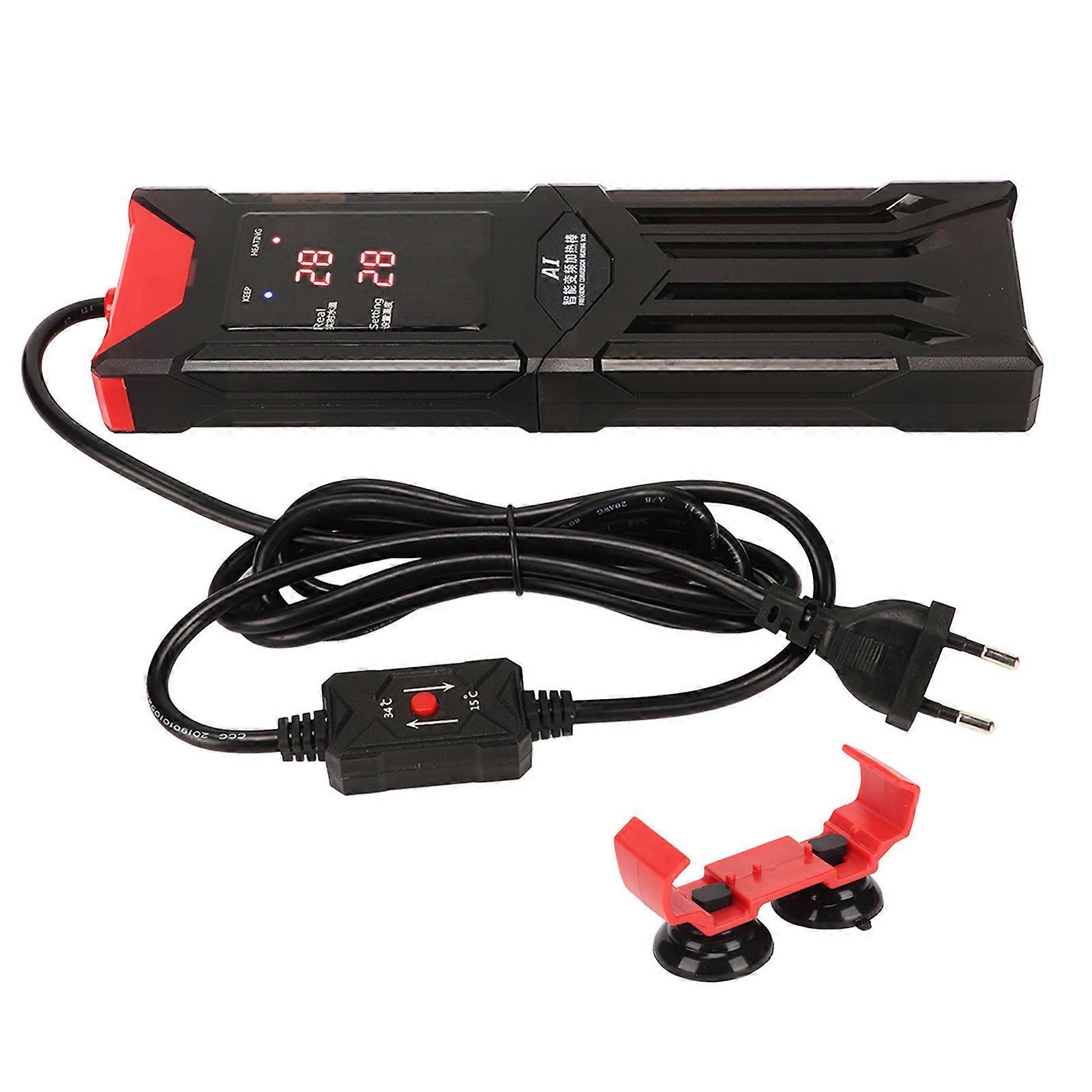 500W Aquarium with LED Digital Display Dual Temperature Sensing Probes Automatic Submersible Fish Tank Water Heater