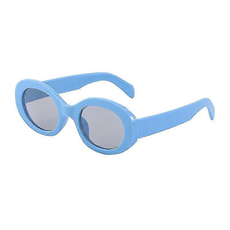 Goggles Solglasögon Kvinnor Män Retro Oval Solglasögon Flickor Pojkar Solglasögon