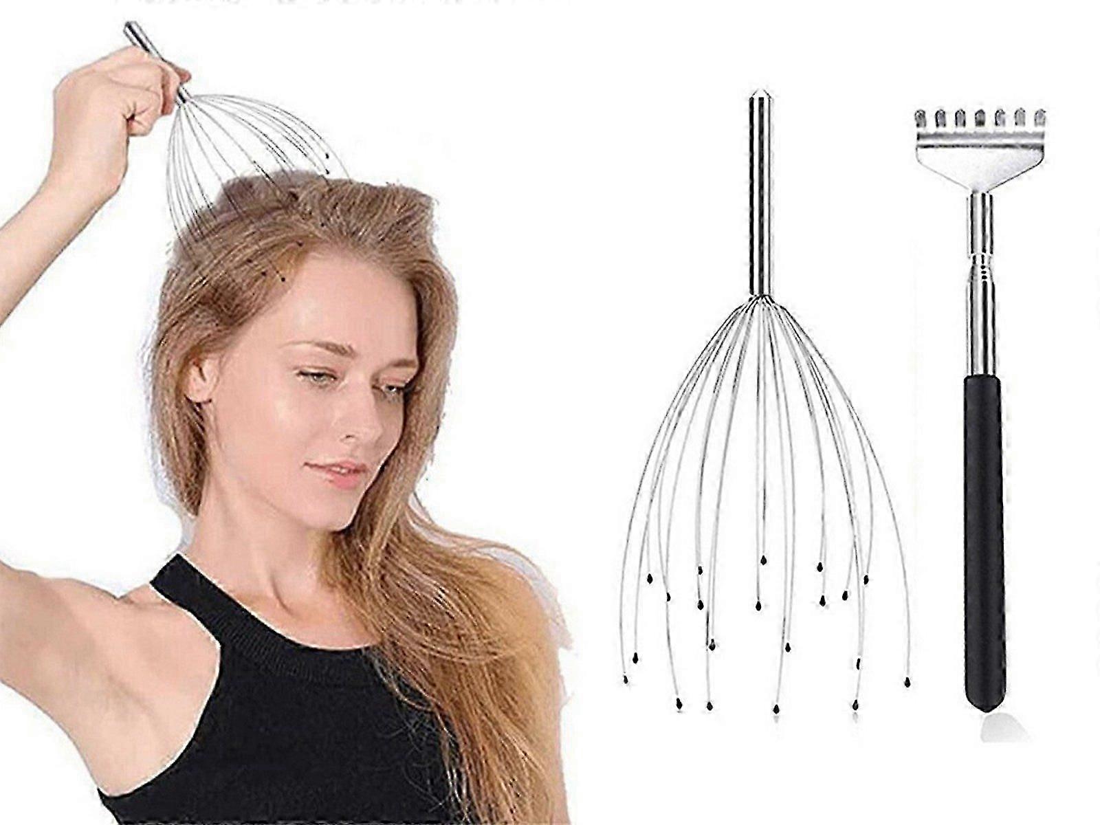 Claws Head Scalp Massager and Back Scratcher Set 1 Set