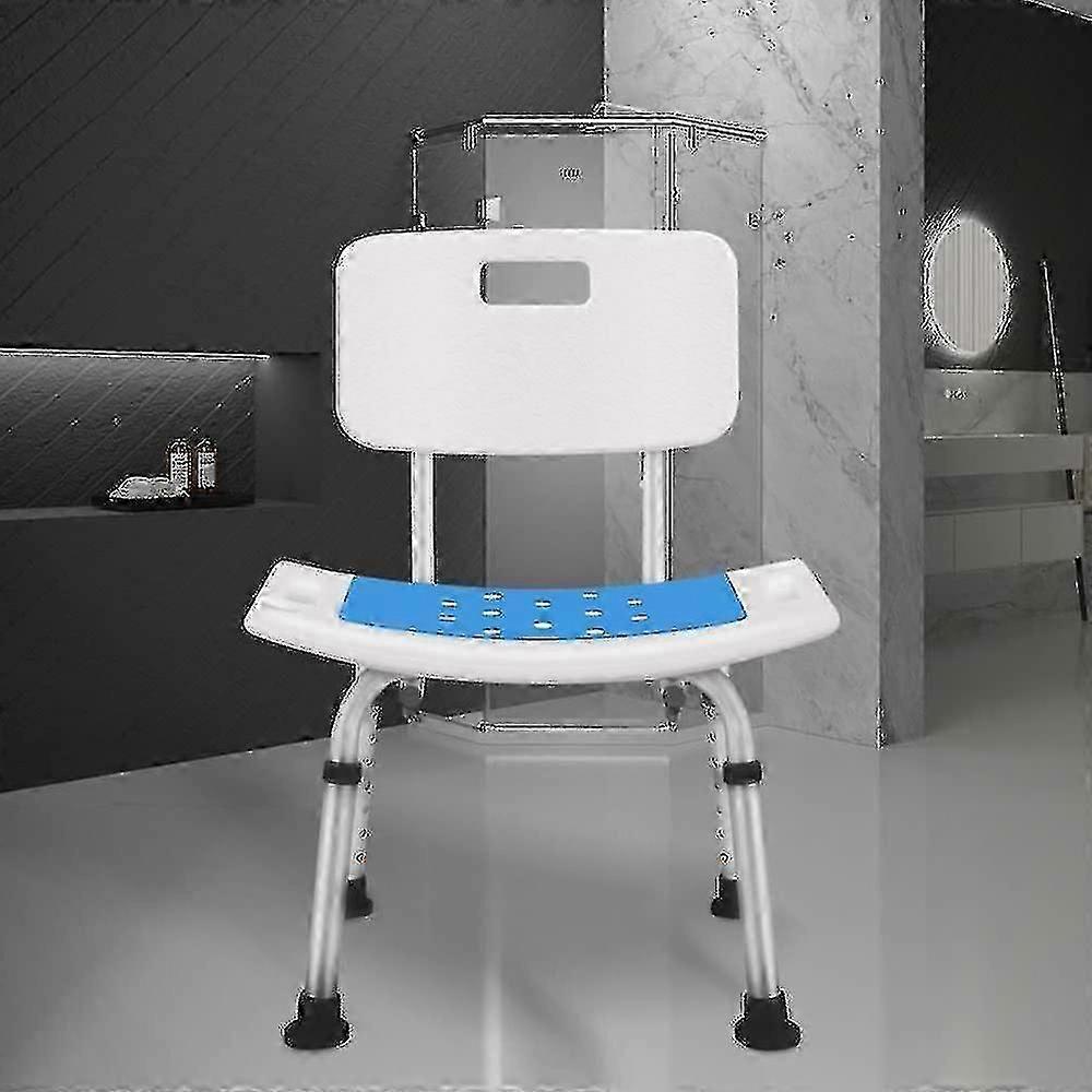 כסא מקלחת בחדר האמבטיה כסא מקלחת כיסא אמבטיה מתקפל לקשישים כרית חמה דבק מונע החלקה (רק כרית כחולה ללא כיסא) מרץ 28