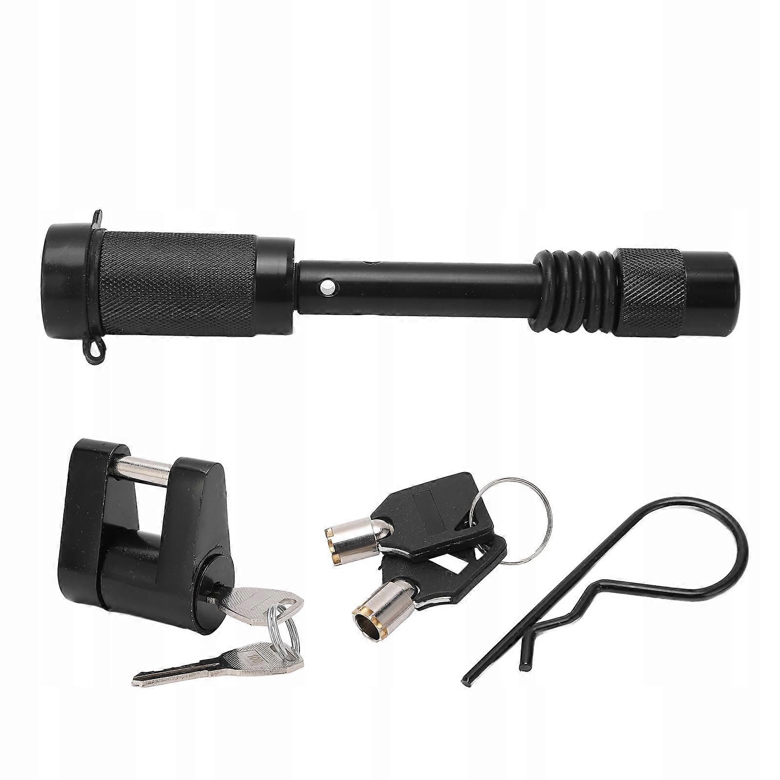 Trailer Hitch Lock With 1/4 Connector Lock