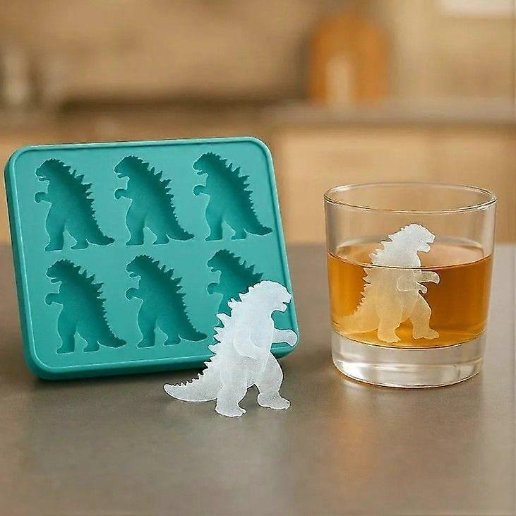 Dinosaur Popsicles Molds, Silicone Popsicle Moulds for Kids, Reusable Unique Dino Ice Pop Molds Maker with sticks, Homemade Ice Cream Mold Easy Releas