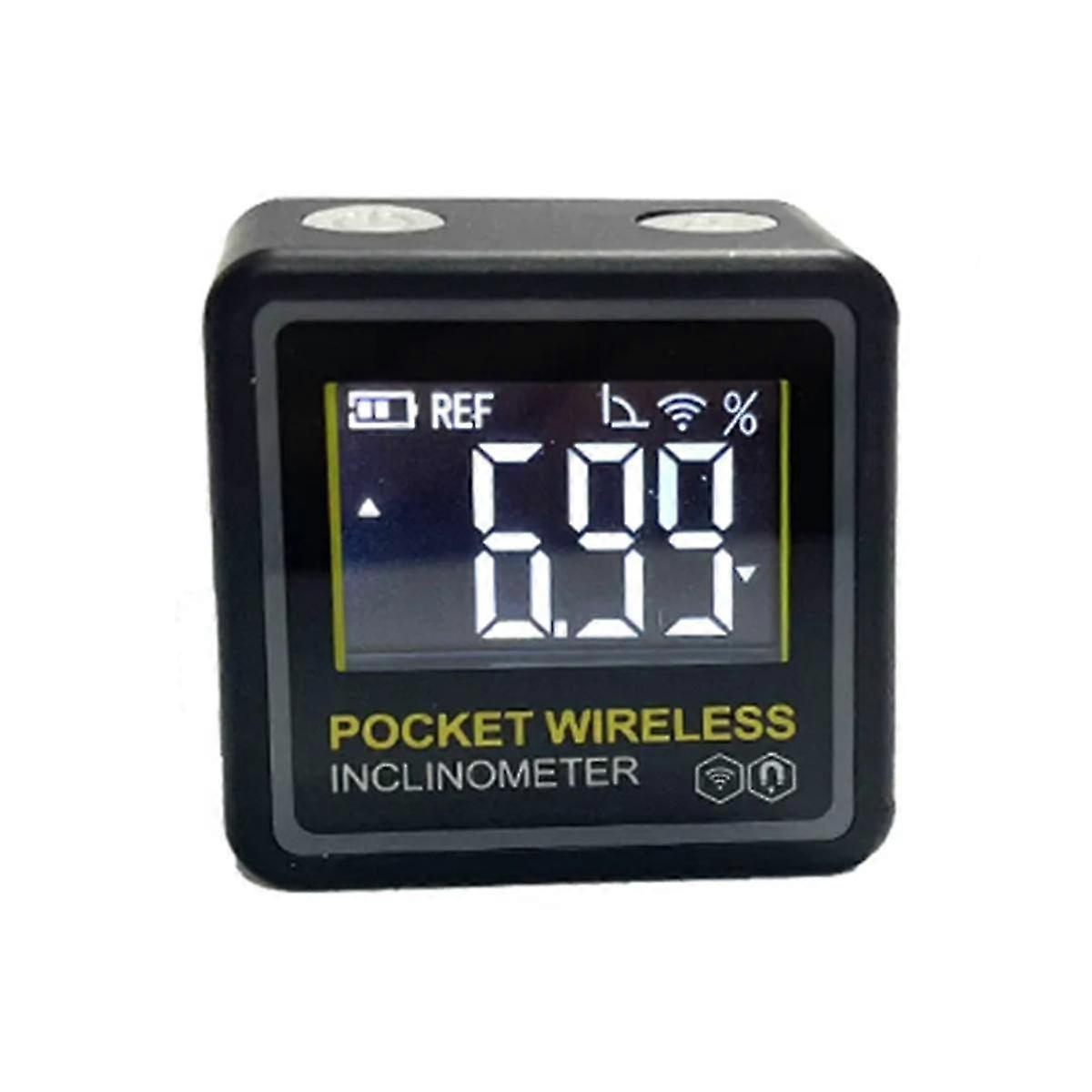 Digital Angle Gauge Magnetic Protractor Inclinometer Level Angle Finder Angle Square Level Box Back