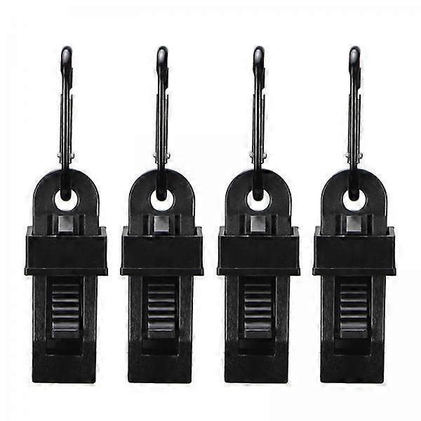 4x4Pcs Tarp Clips Fixing Tarps Reusable Tarp Clamp for Climbing Outdoor Hiking