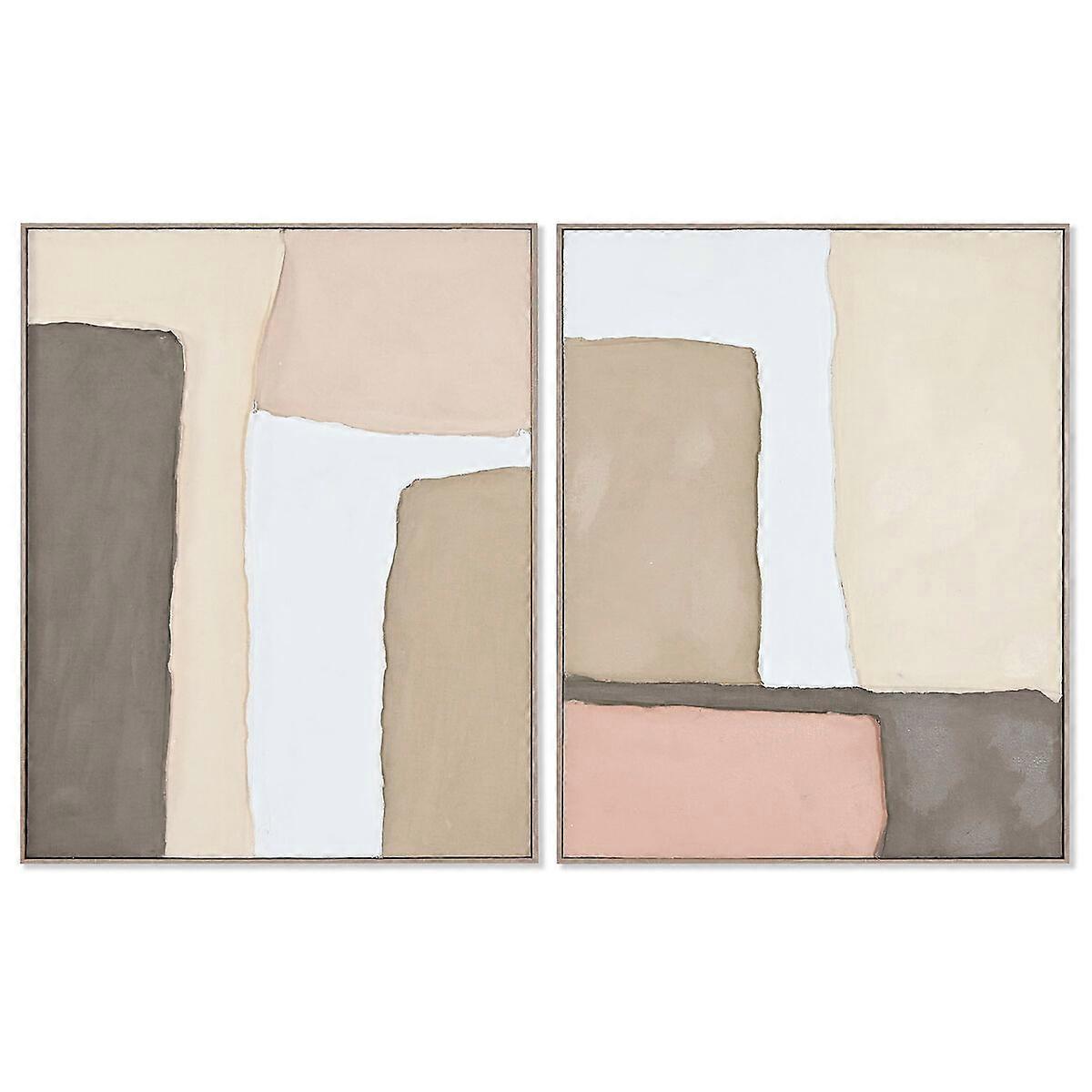 Canvas Home ESPRIT Pinewood Canvas 82 x 4,5 x 102 cm 82,2 x 4,5 x 102 cm