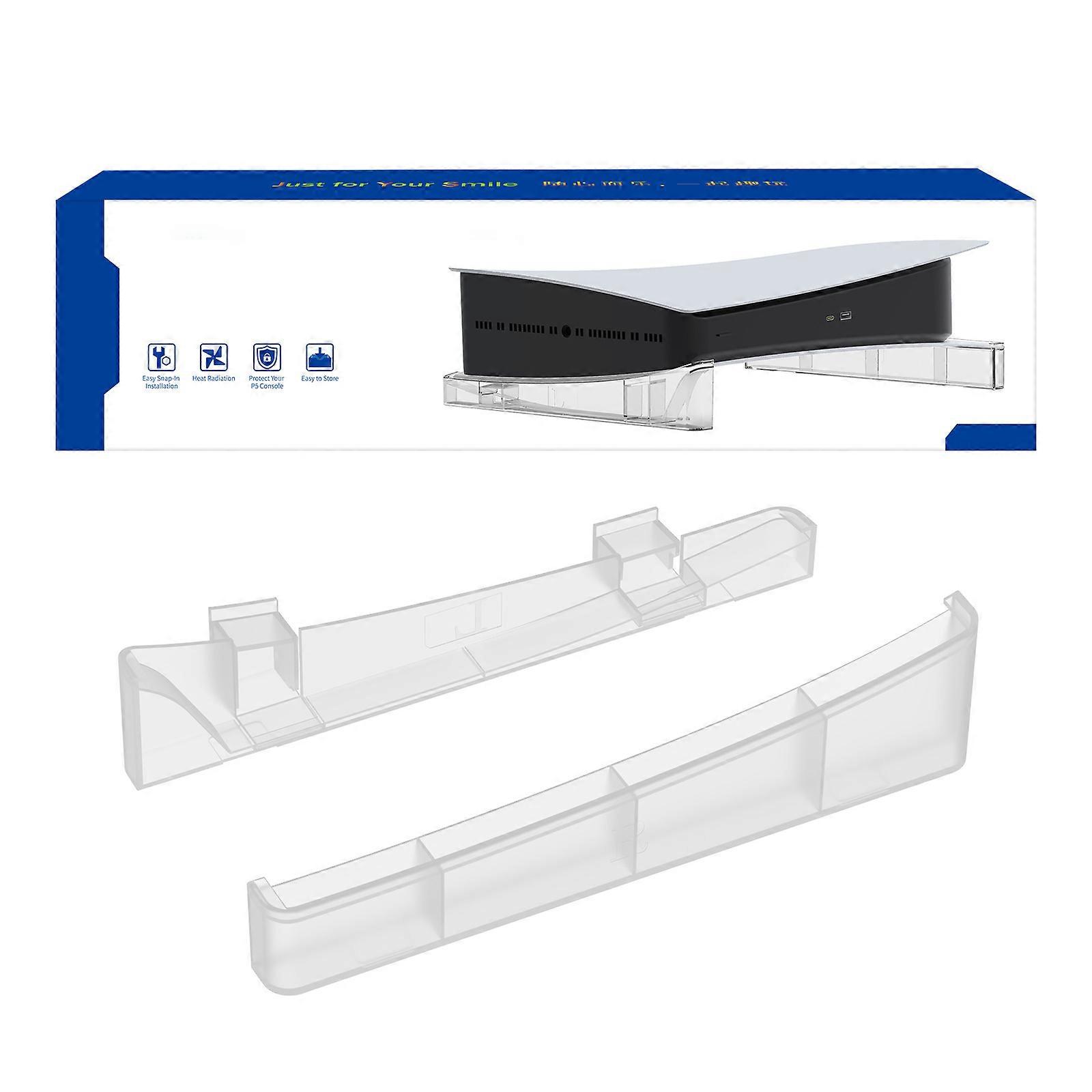 Secure & Adjustment Stand Clear Storage Rack Desktop Stand Clear Support Hold Simple Installation for Game Consoles